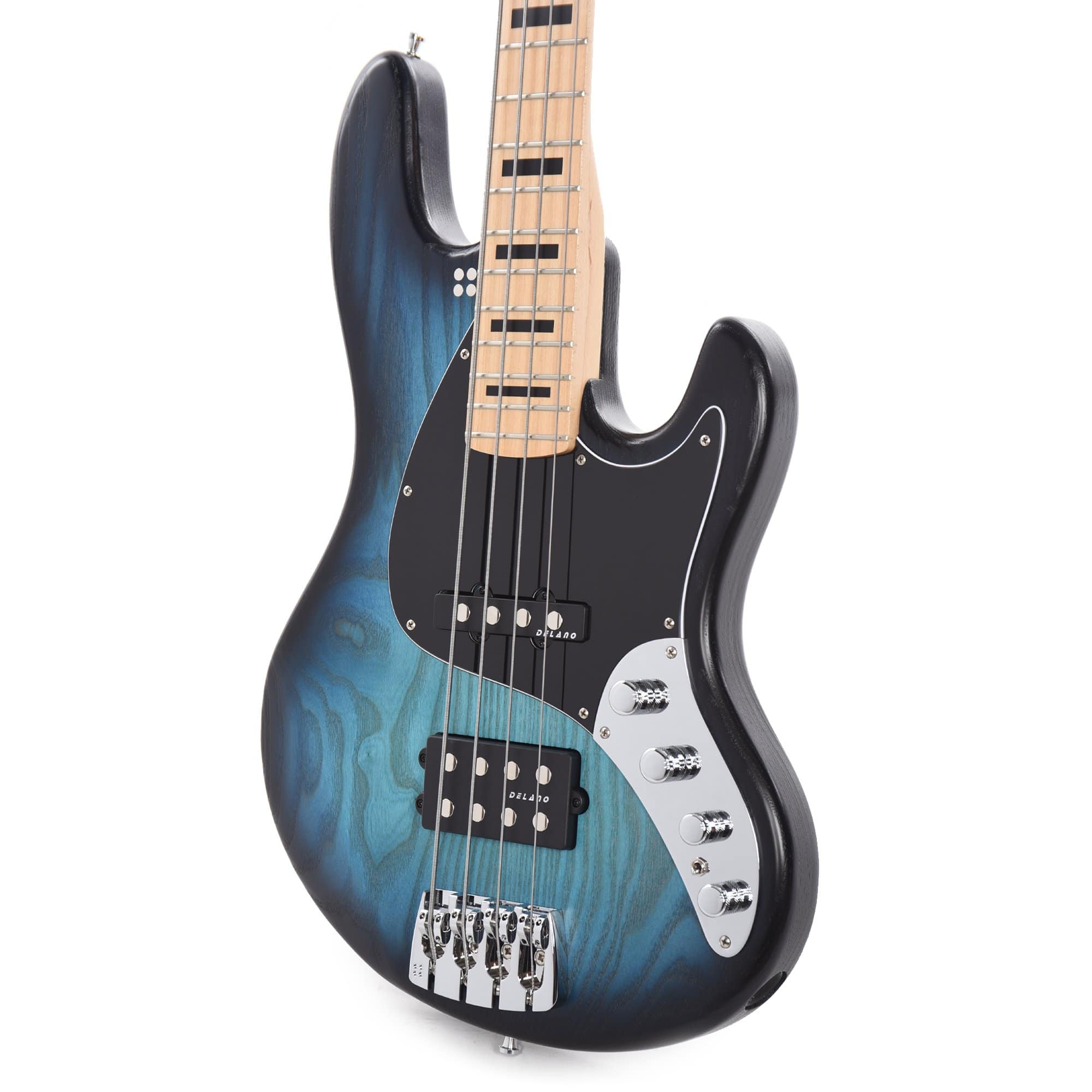 Sandberg California TM Matt Blueburst w/Matching Headstock Bass Guitars / 4-String