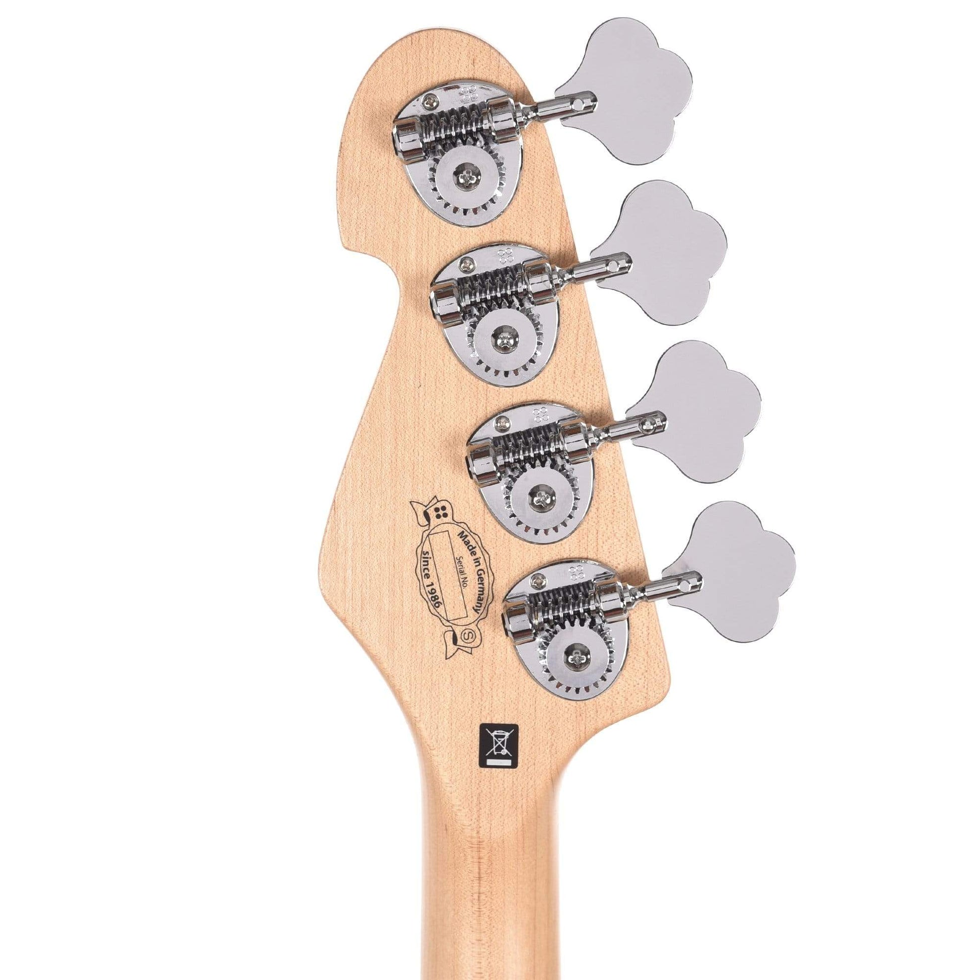 Sandberg California TT Black w/Black Block Inlays & White Pickguard Bass Guitars / 4-String