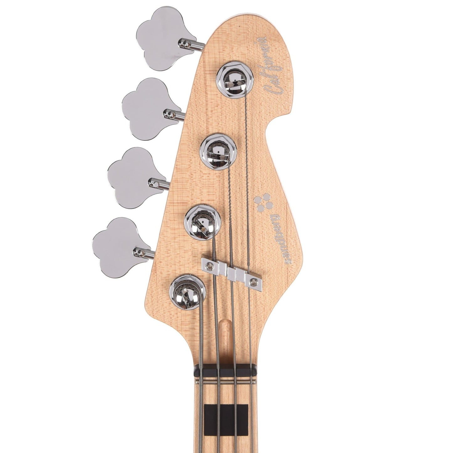 Sandberg California TT Black w/Black Block Inlays & White Pickguard Bass Guitars / 4-String