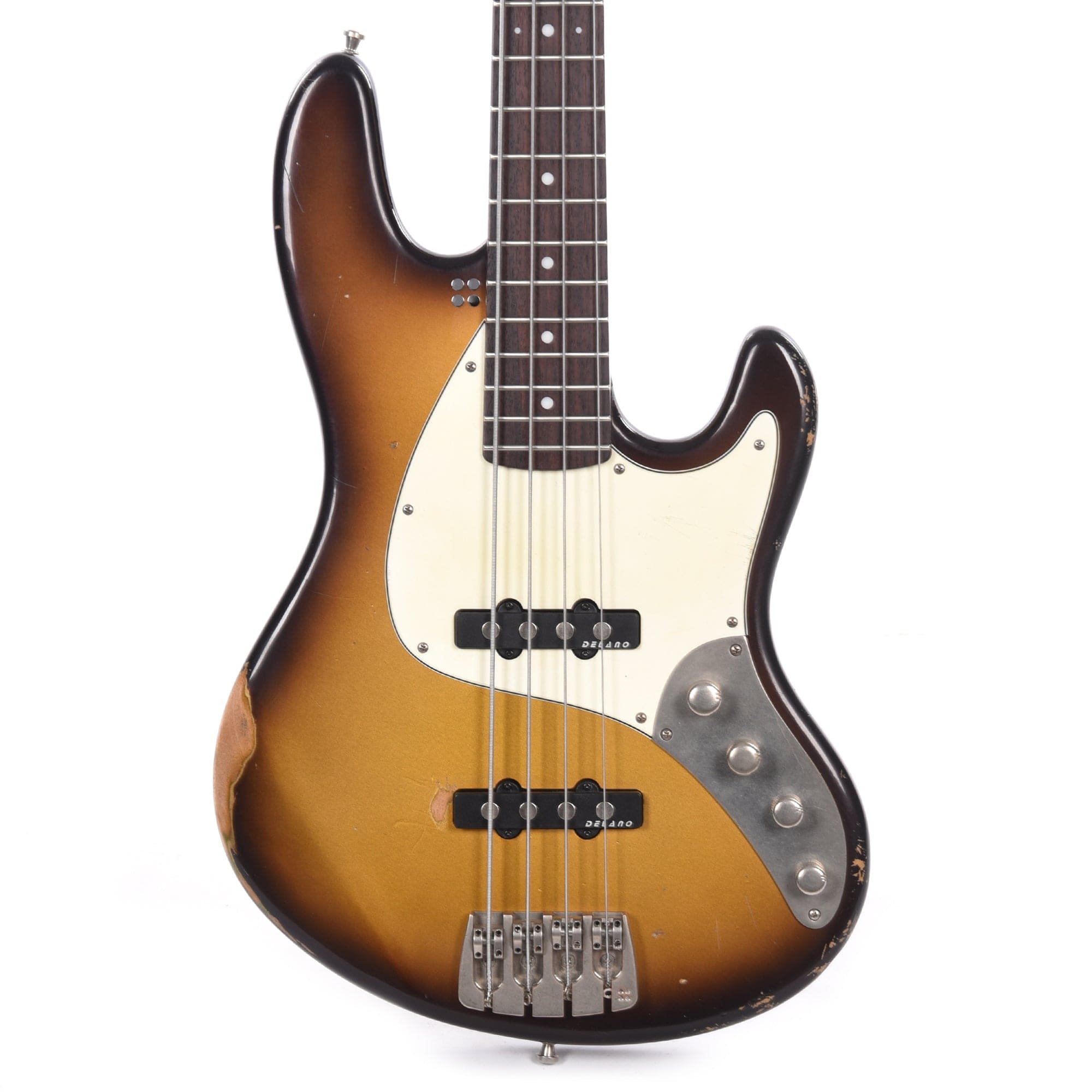 Sandberg California TT Hardcore Aged Goldburst w/Matching Headstock Bass Guitars / 4-String