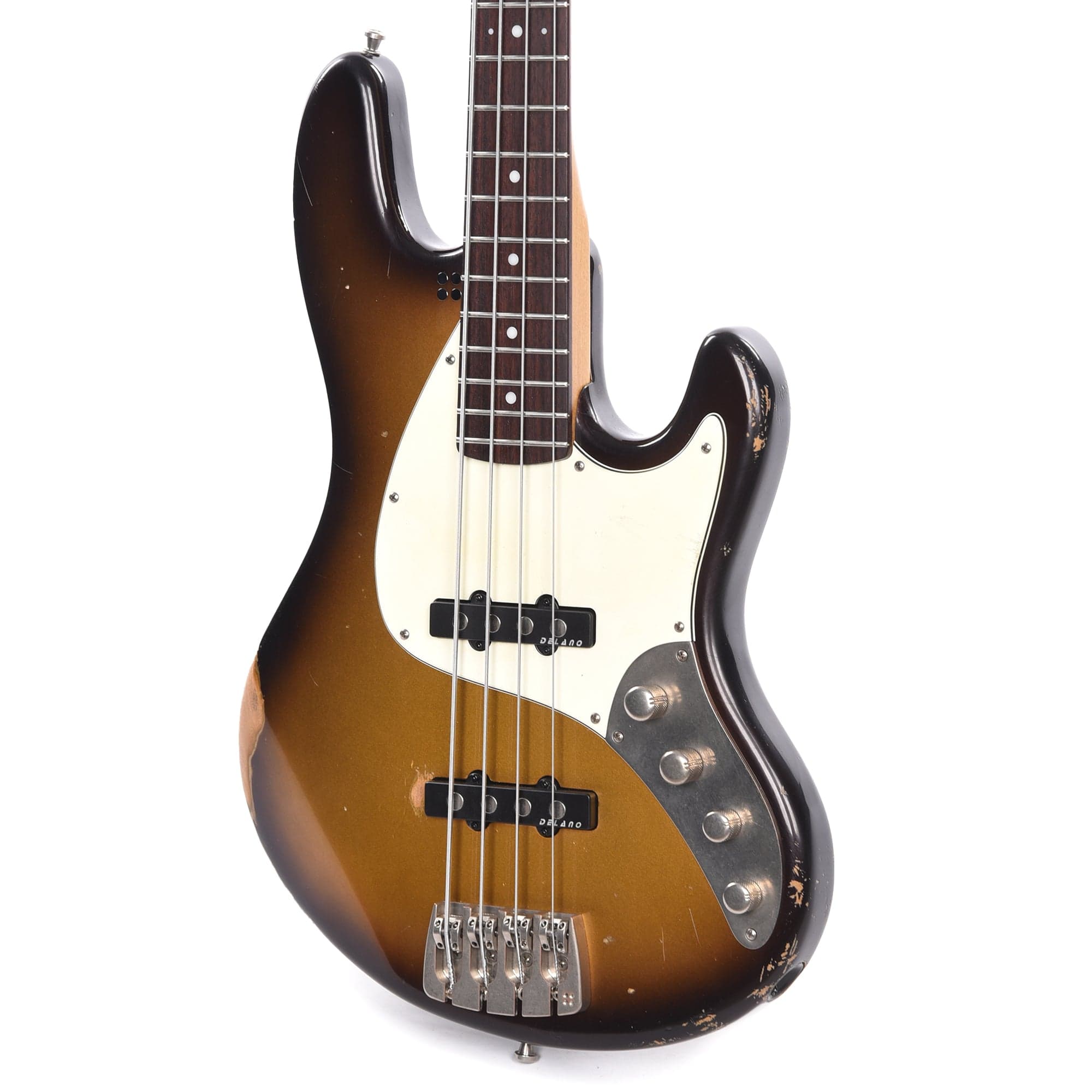 Sandberg California TT Hardcore Aged Goldburst w/Matching Headstock Bass Guitars / 4-String