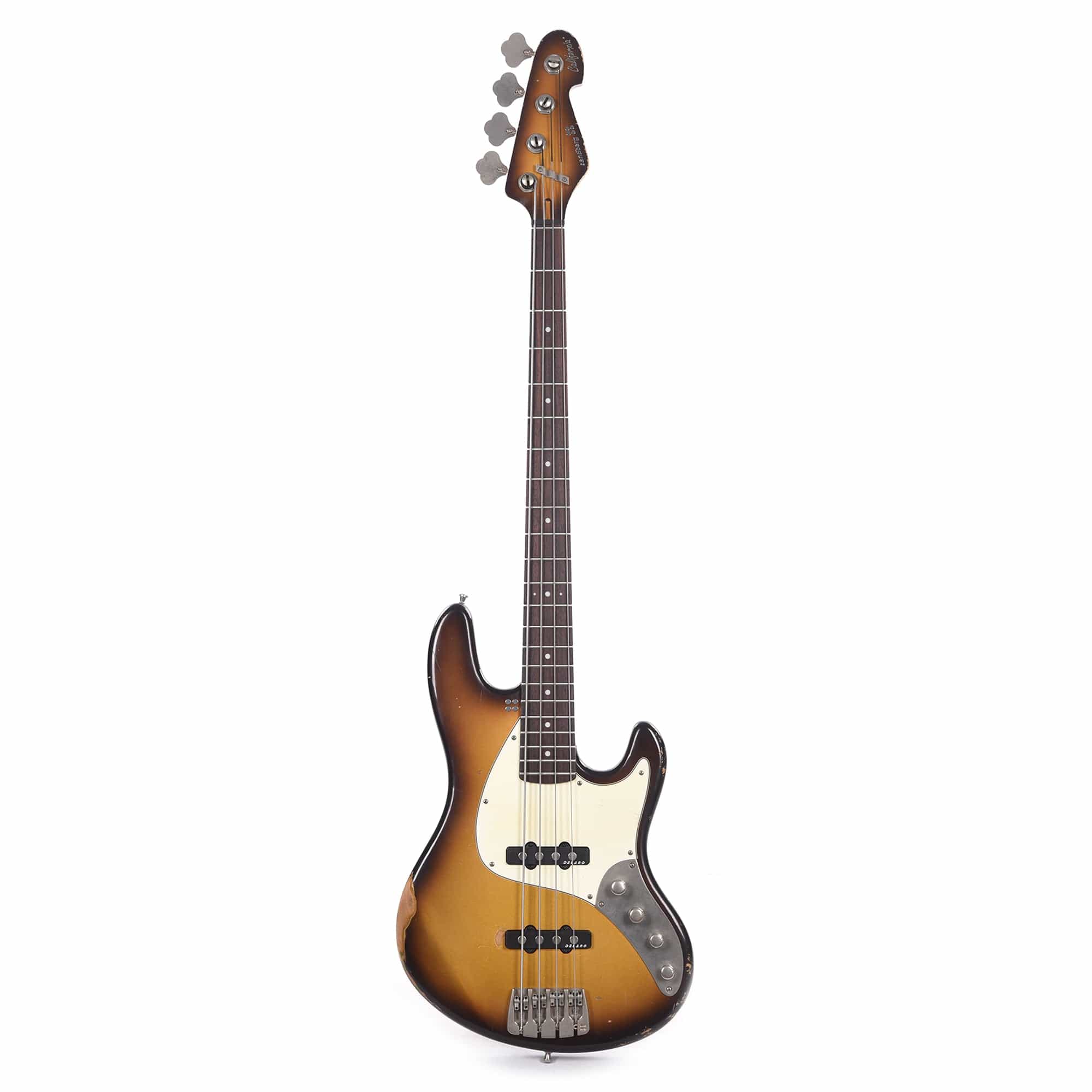 Sandberg California TT Hardcore Aged Goldburst w/Matching Headstock Bass Guitars / 4-String