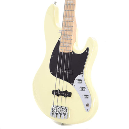 Sandberg California TT Passive Creme w/Matching Headstock, White Block Inlays & Black Pickguard Bass Guitars / 4-String
