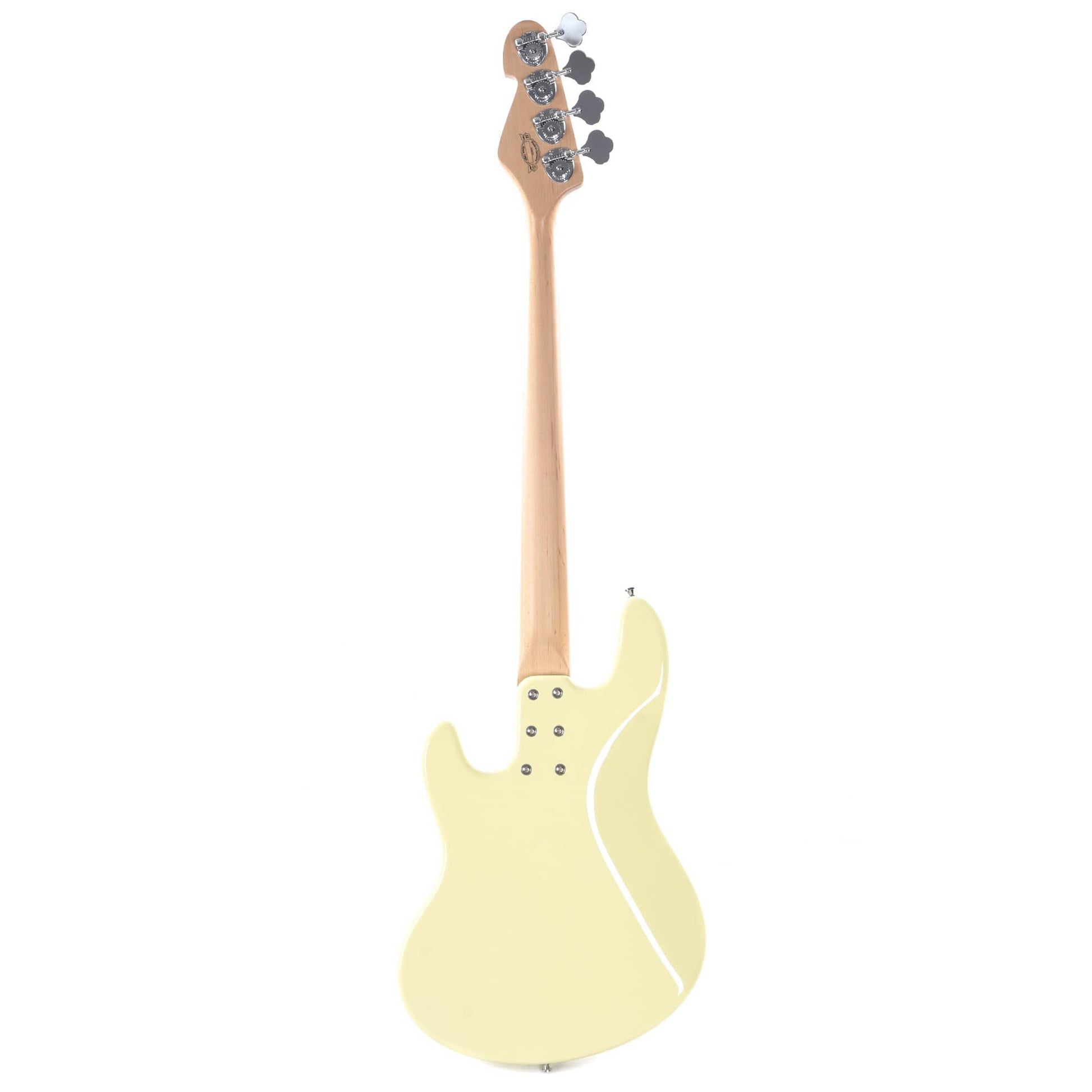Sandberg California TT Passive Creme w/Matching Headstock, White Block Inlays & Black Pickguard Bass Guitars / 4-String