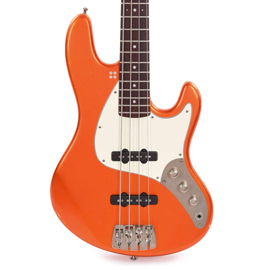 Sandberg California TT Passive Soft Aged Orange Metallic w/Parchment Pickguard & Matching Headstock Bass Guitars / 4-String