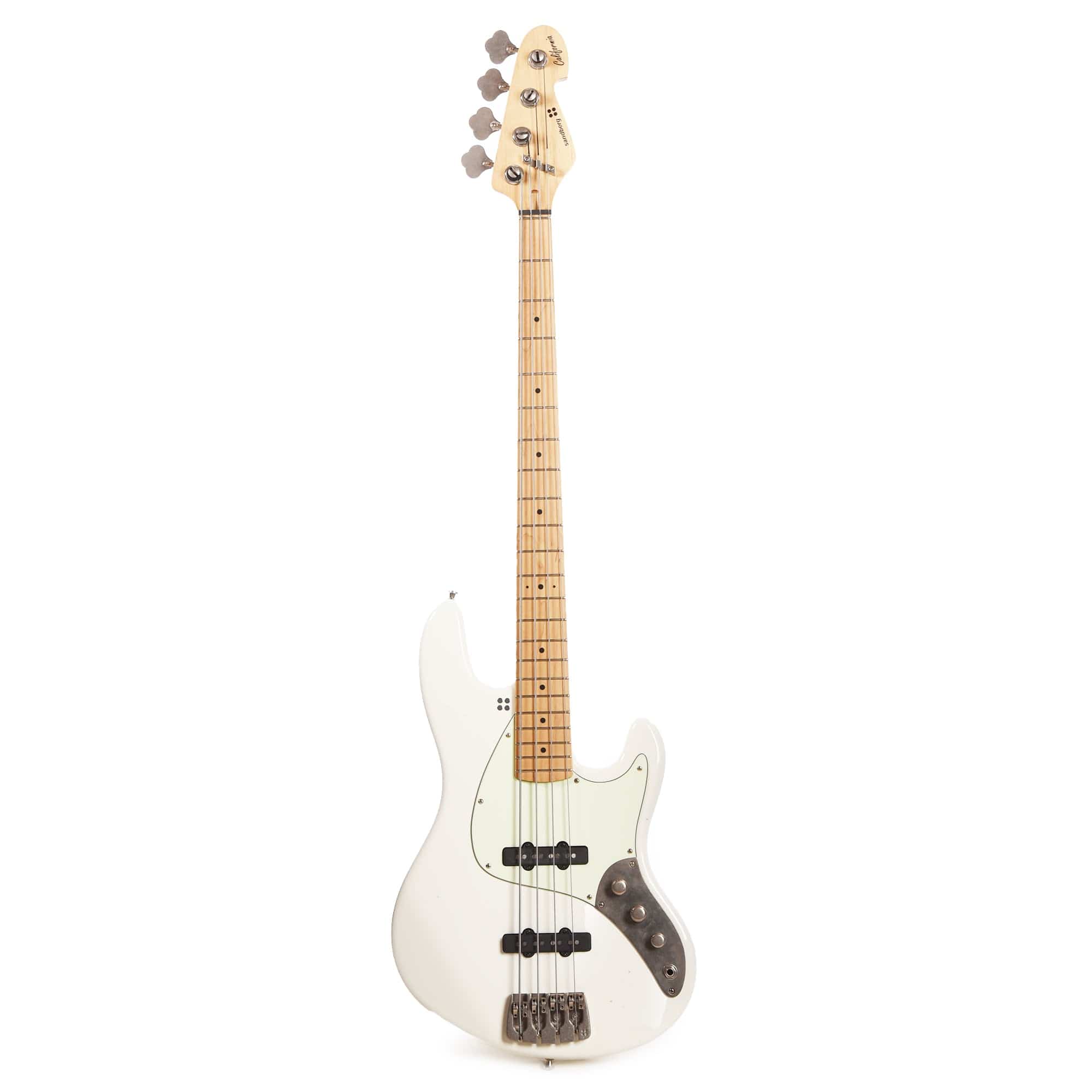 Sandberg California TT Passive Soft Aged Virgin White Bass Guitars / 4-String