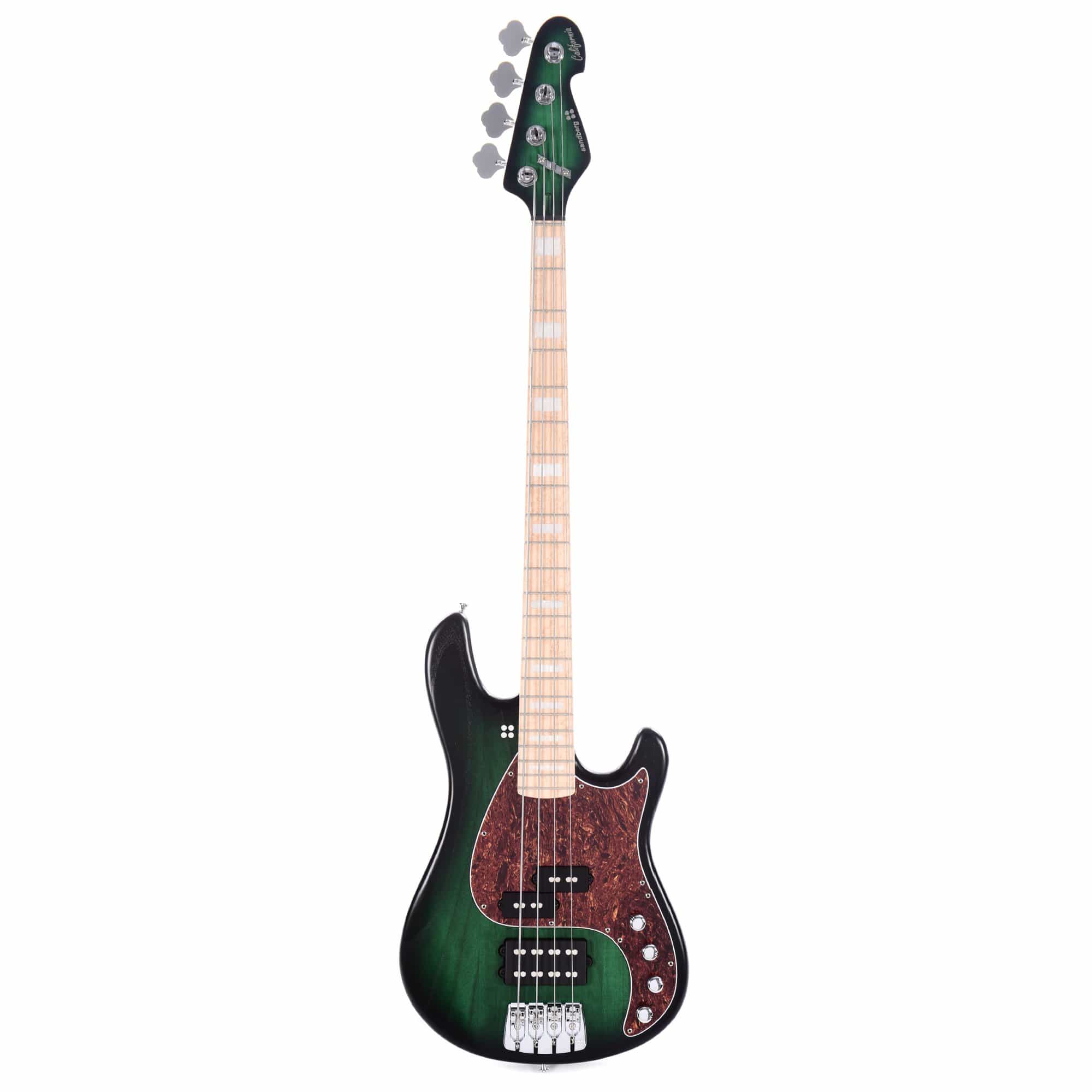 Sandberg California VM-4 Superlight Paulownia Matte Greenburst Bass Guitars / 4-String
