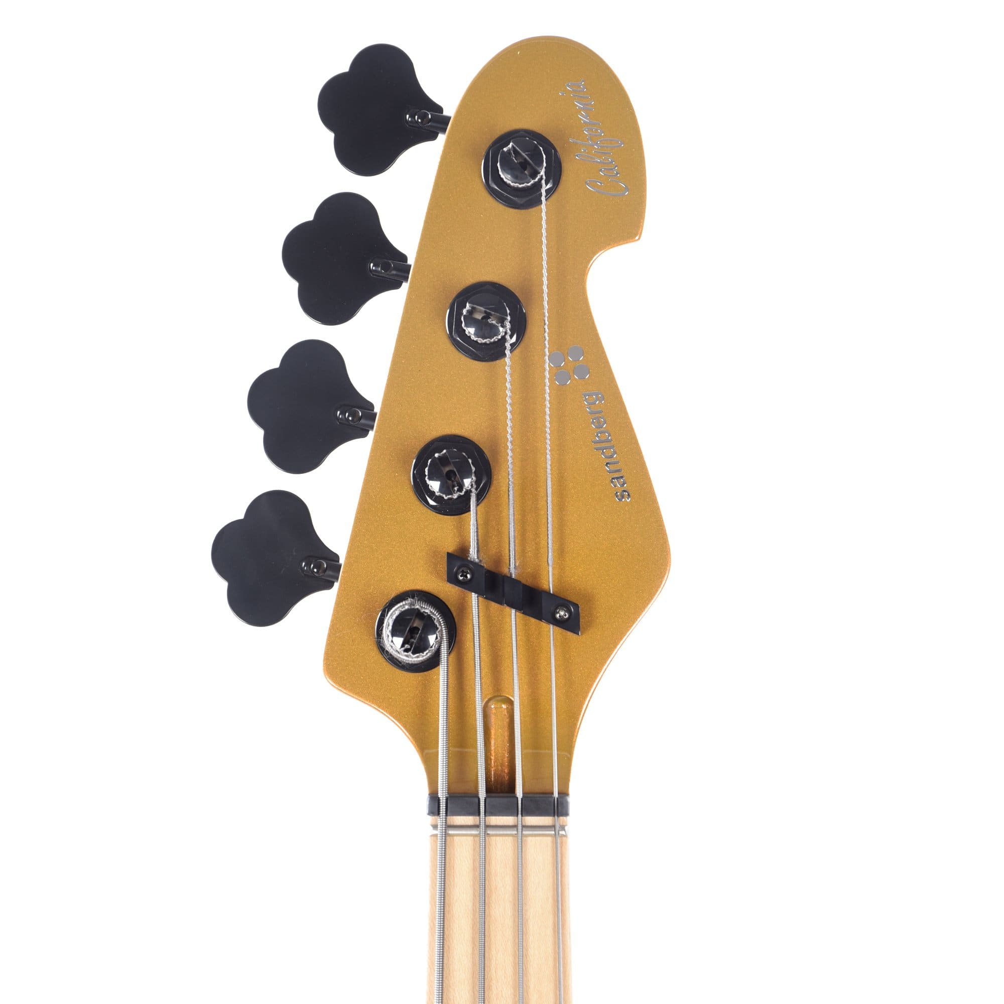 Sandberg California VM Gold Maple Neck w/Matching Headstock & Black Pickguard Bass Guitars / 4-String