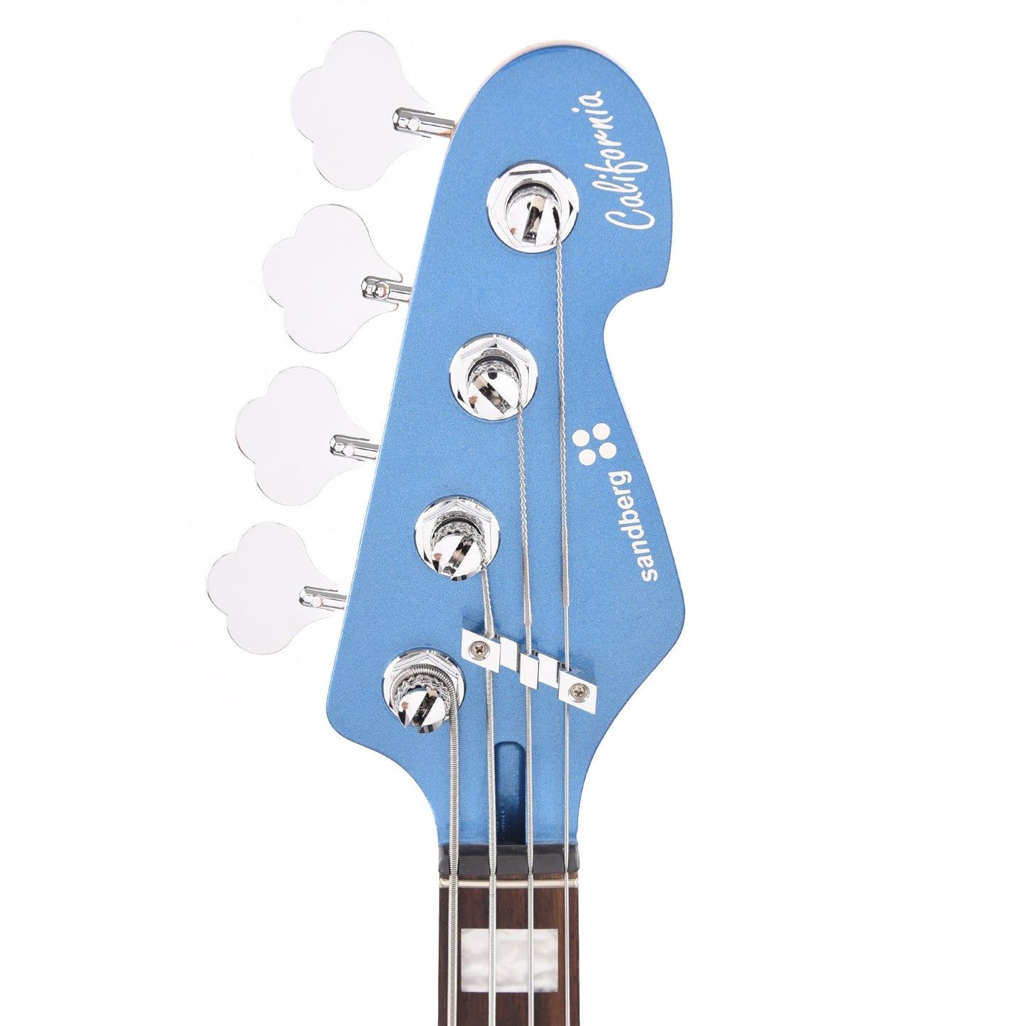 Sandberg California VM High Gloss Lake Placid Blue w/Block Inlays, Matching Headstock, & Roasted Neck Bass Guitars / 4-String