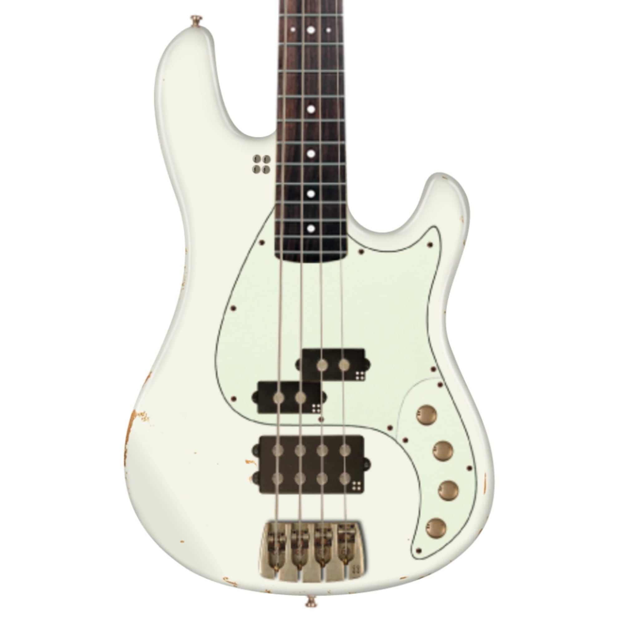 Sandberg California VM Soft Aged Virgin White Bass Guitars / 4-String