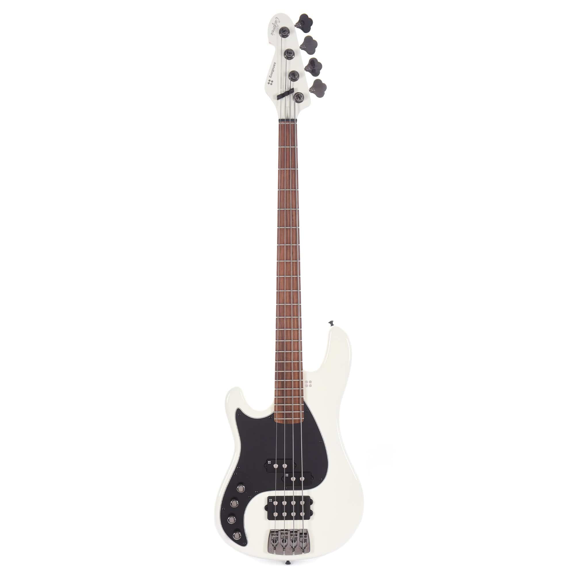 Sandberg California VM4 Virgin White High Gloss LEFTY Bass Guitars / 4-String