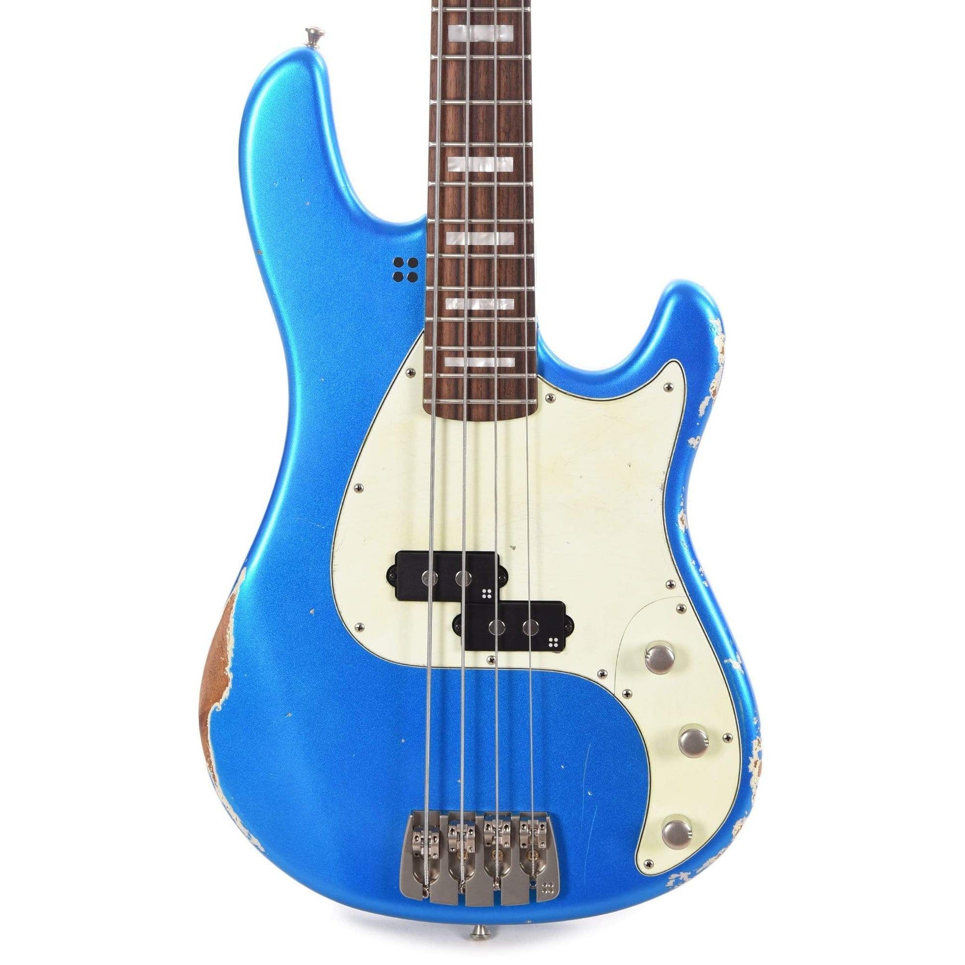 Sandberg California VS 4-String Hardcore Aged Lake Placid Blue w/Mint Pickguard Bass Guitars / 4-String