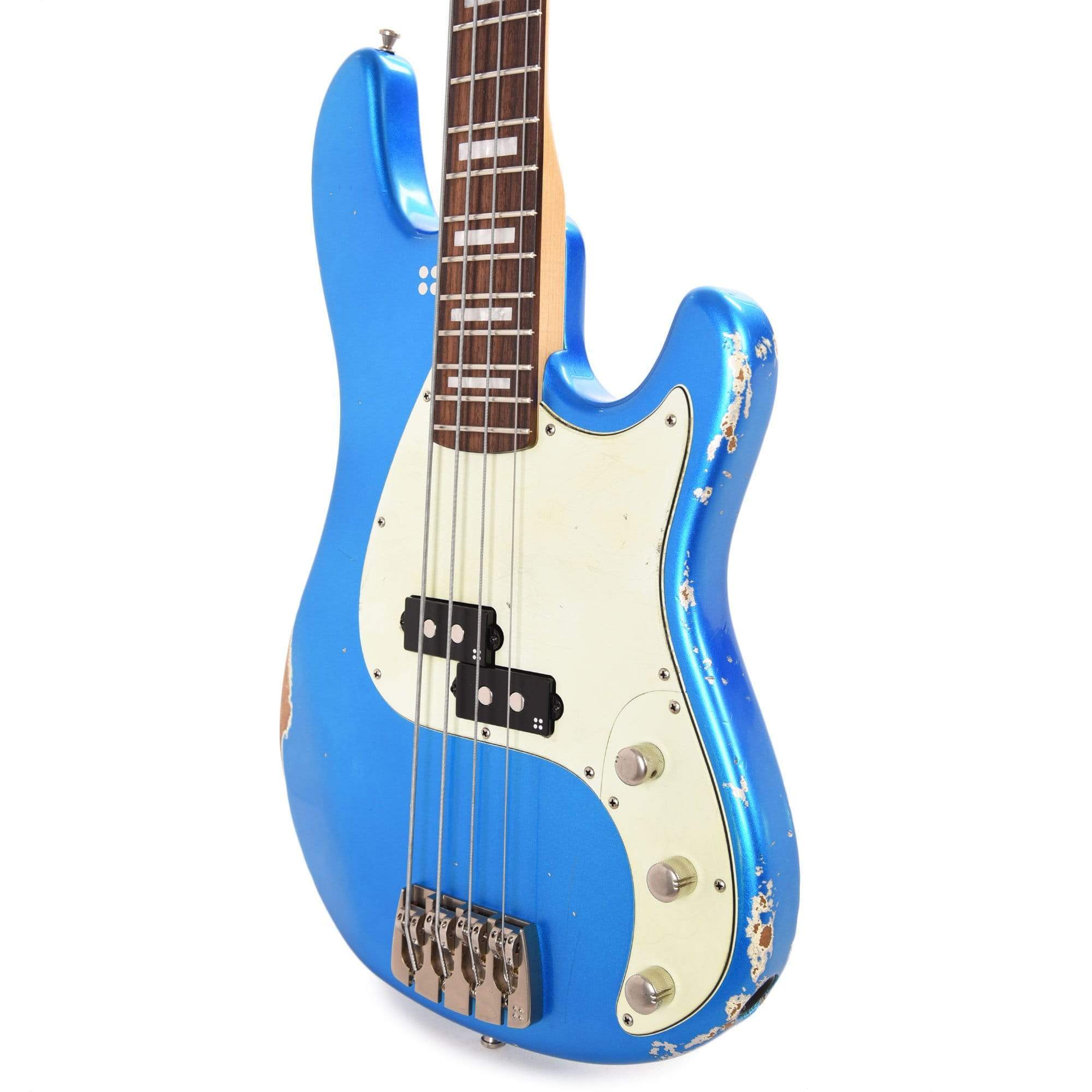 Sandberg California VS 4-String Hardcore Aged Lake Placid Blue w/Mint Pickguard Bass Guitars / 4-String