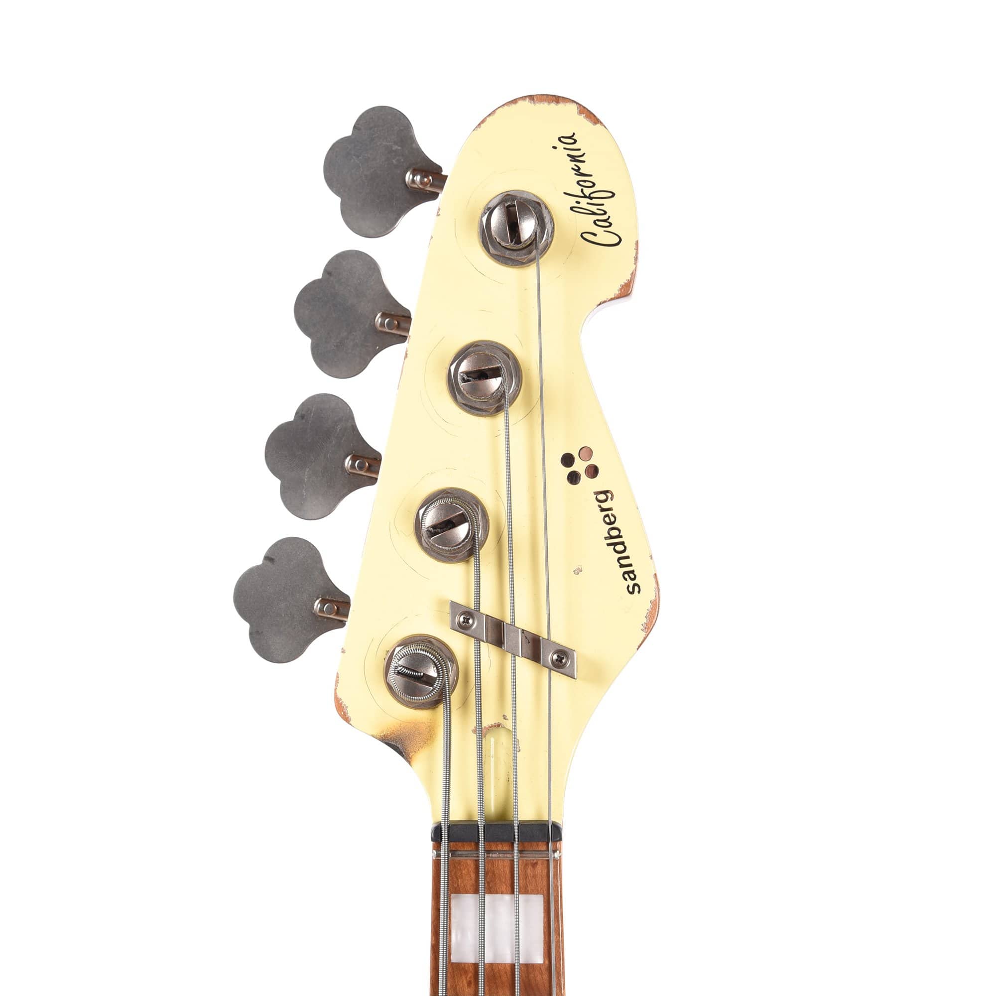 Sandberg California VS Lionel 4-String Hardcore Aged Creme w/Roasted Maple Neck Bass Guitars / 4-String