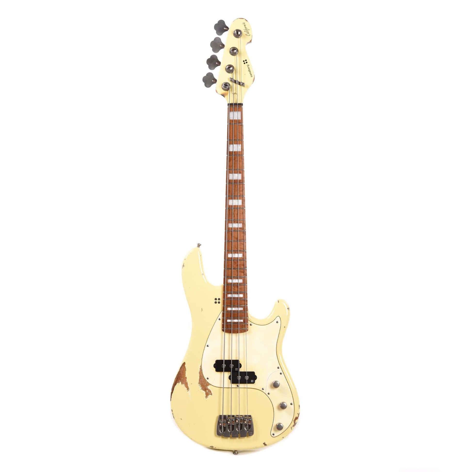 Sandberg California VS Lionel 4-String Hardcore Aged Creme w/Roasted Maple Neck Bass Guitars / 4-String