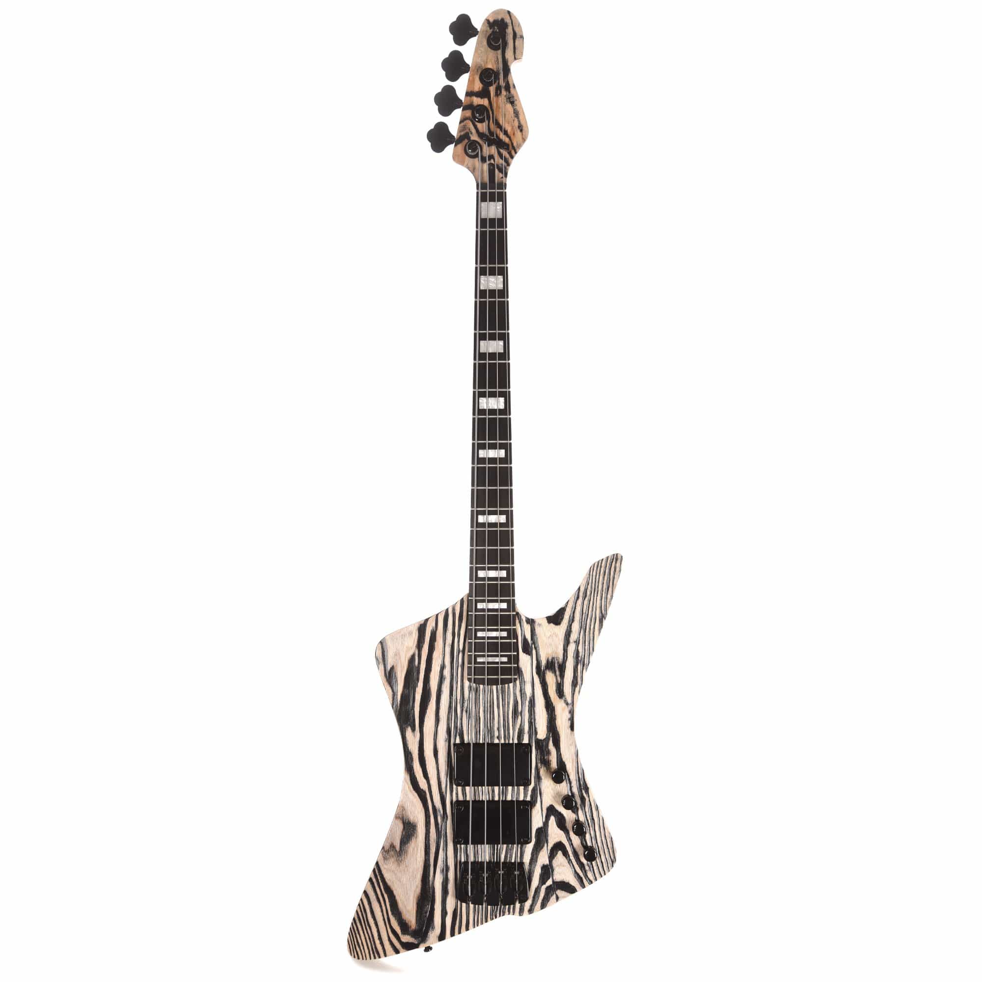 Sandberg Forty Eight 4-String Zebra w/White Pearl Block Inlays Bass Guitars / 4-String