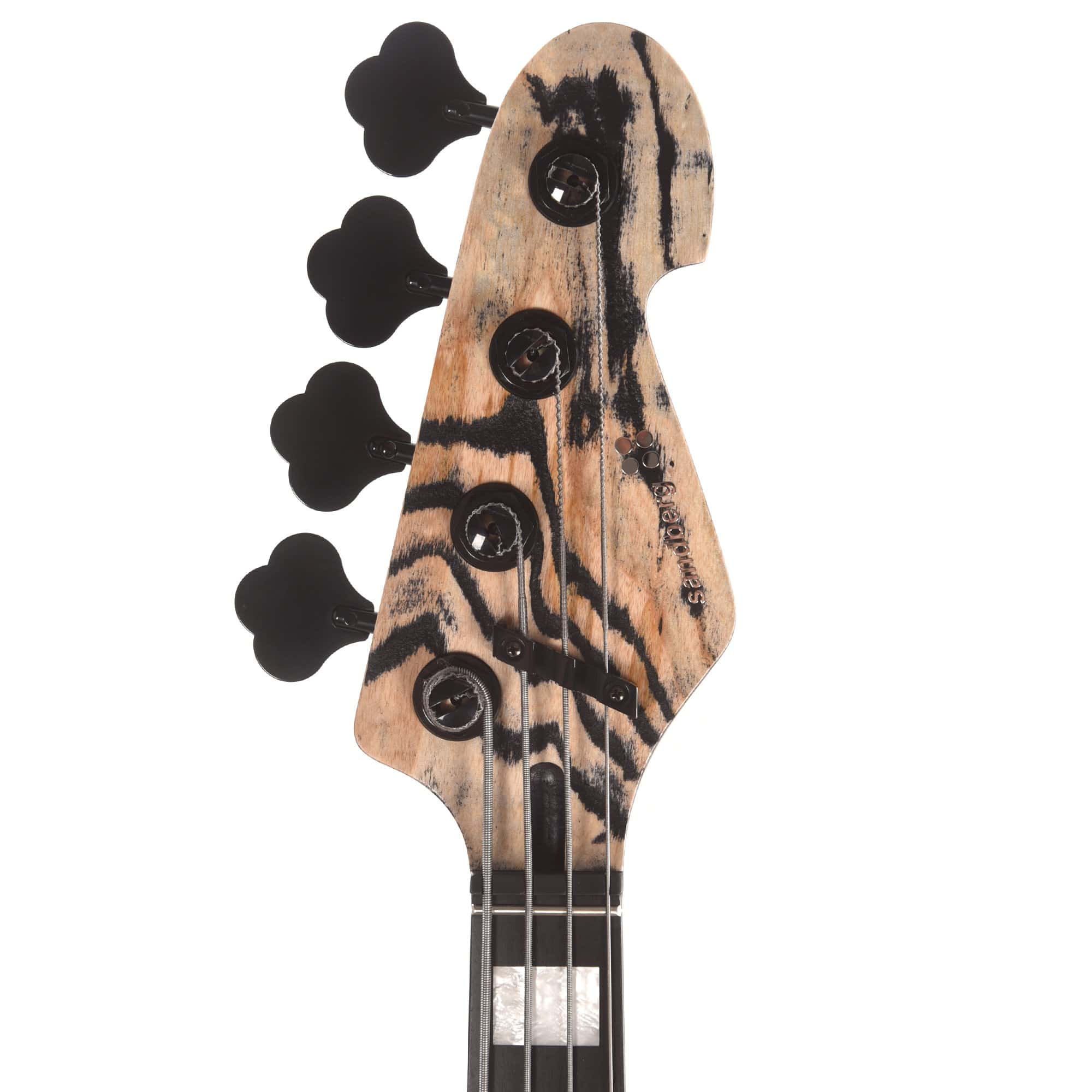 Sandberg Forty Eight 4-String Zebra w/White Pearl Block Inlays Bass Guitars / 4-String