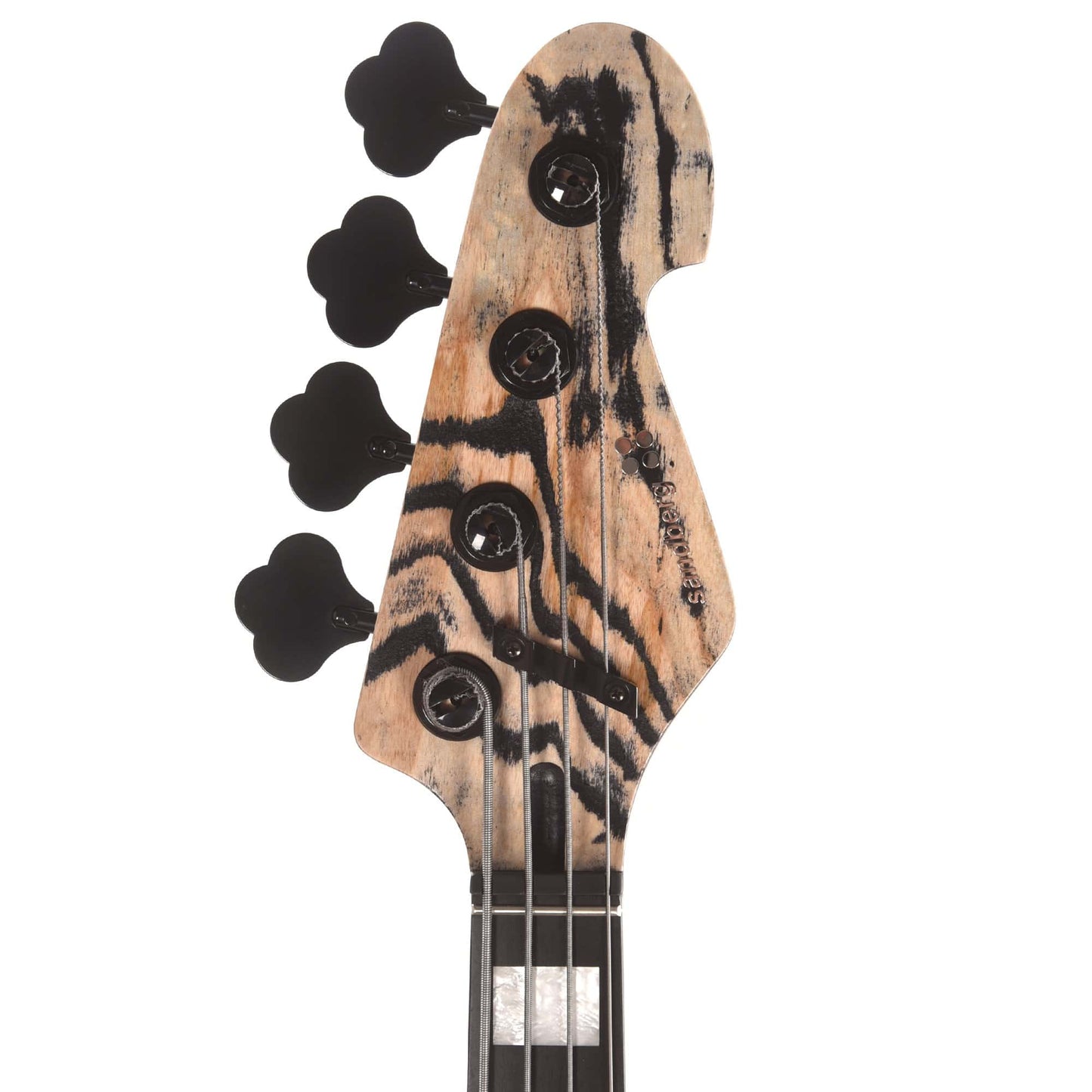 Sandberg Forty Eight 4-String Zebra w/White Pearl Block Inlays Bass Guitars / 4-String