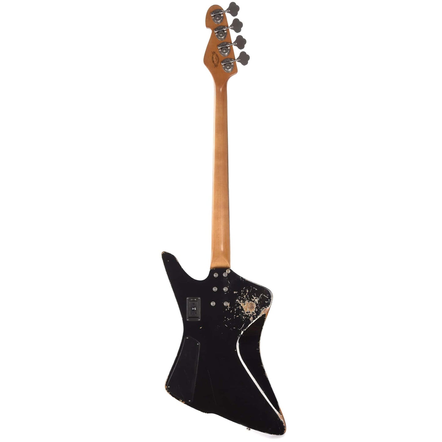 Sandberg Forty Eight Aged Black w/White Block Inlays & Gig Bag Bass Guitars / 4-String