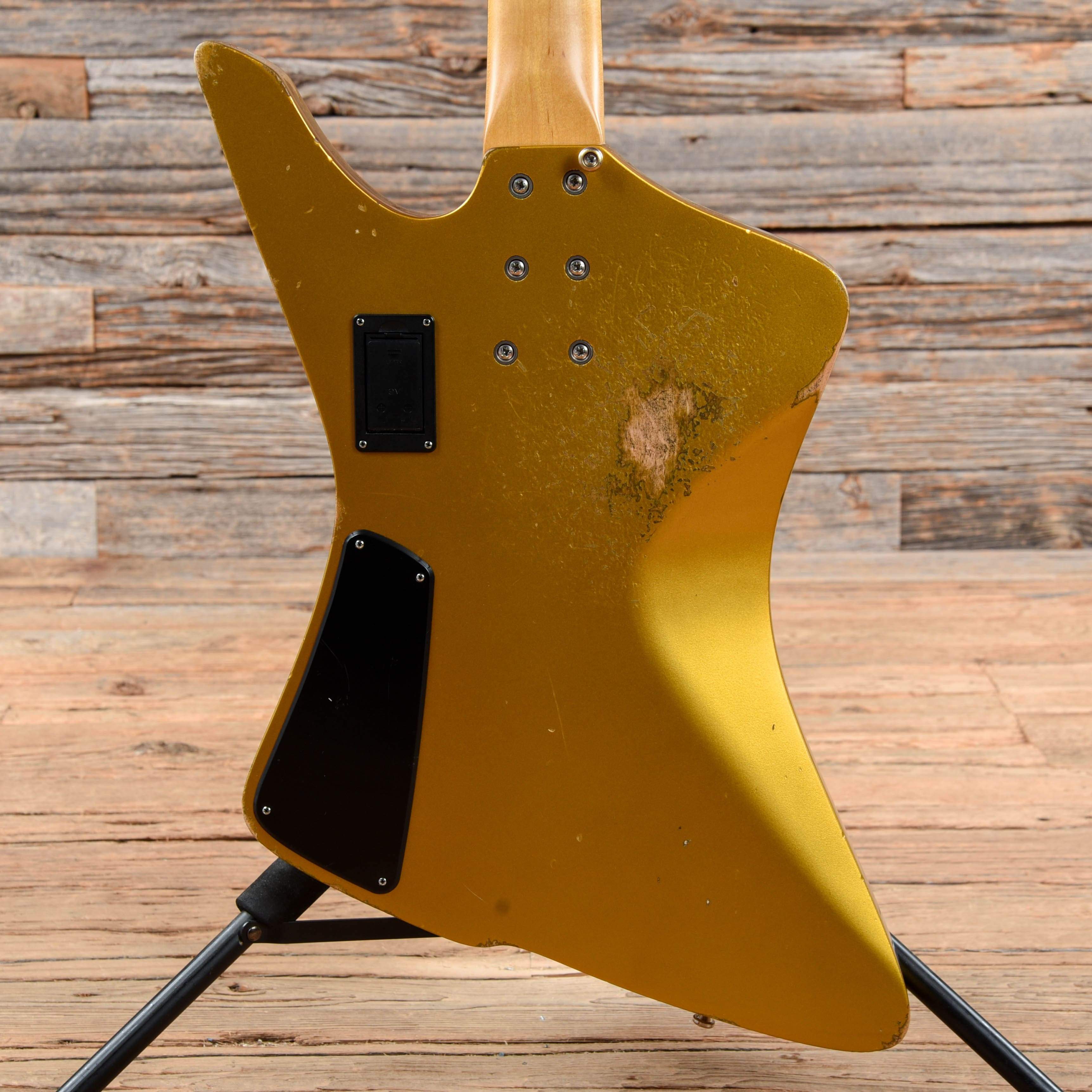 Sandberg Forty Eight Gold Hardcore Aged w/Racing Stripes Bass Guitars / 4-String