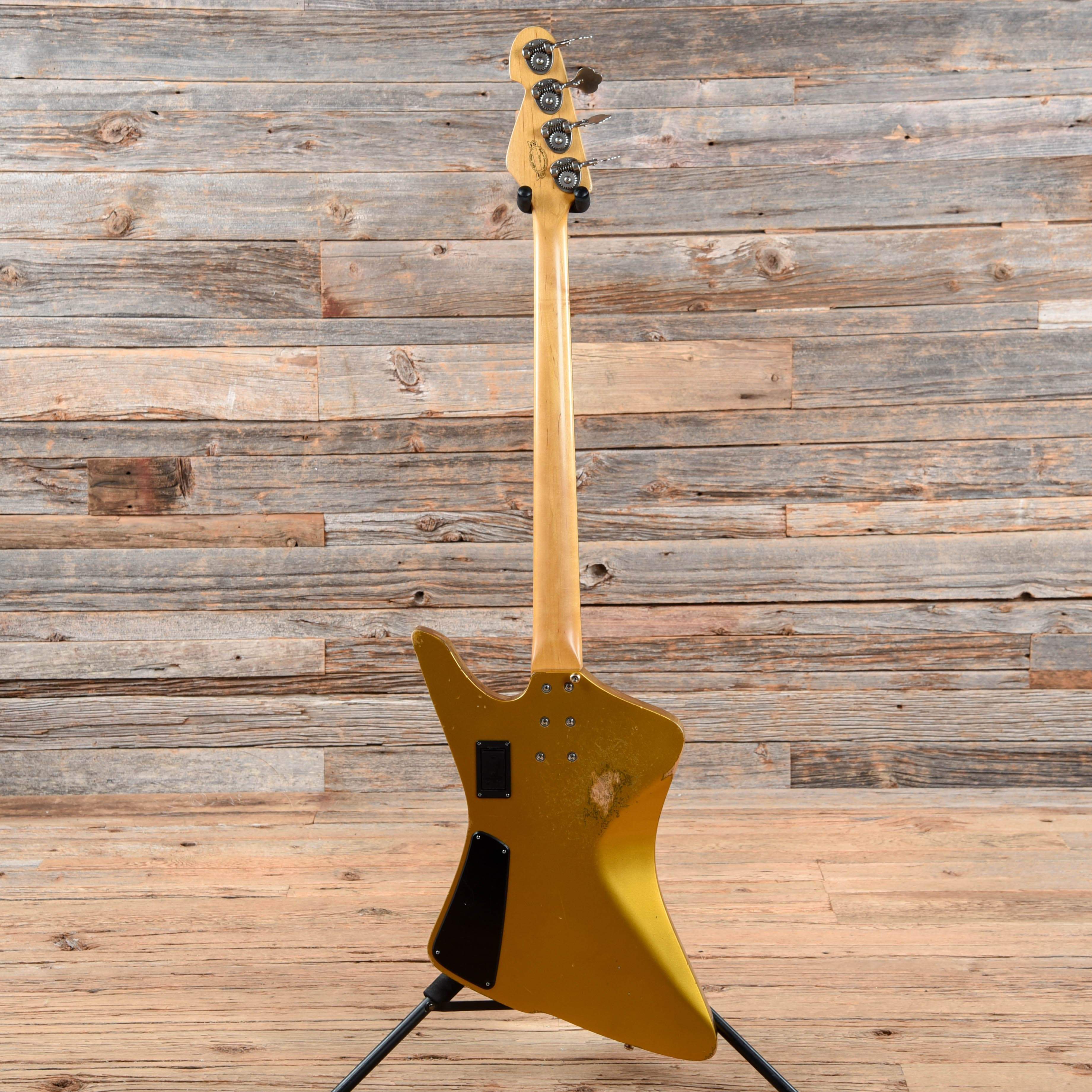 Sandberg Forty Eight Gold Hardcore Aged w/Racing Stripes Bass Guitars / 4-String