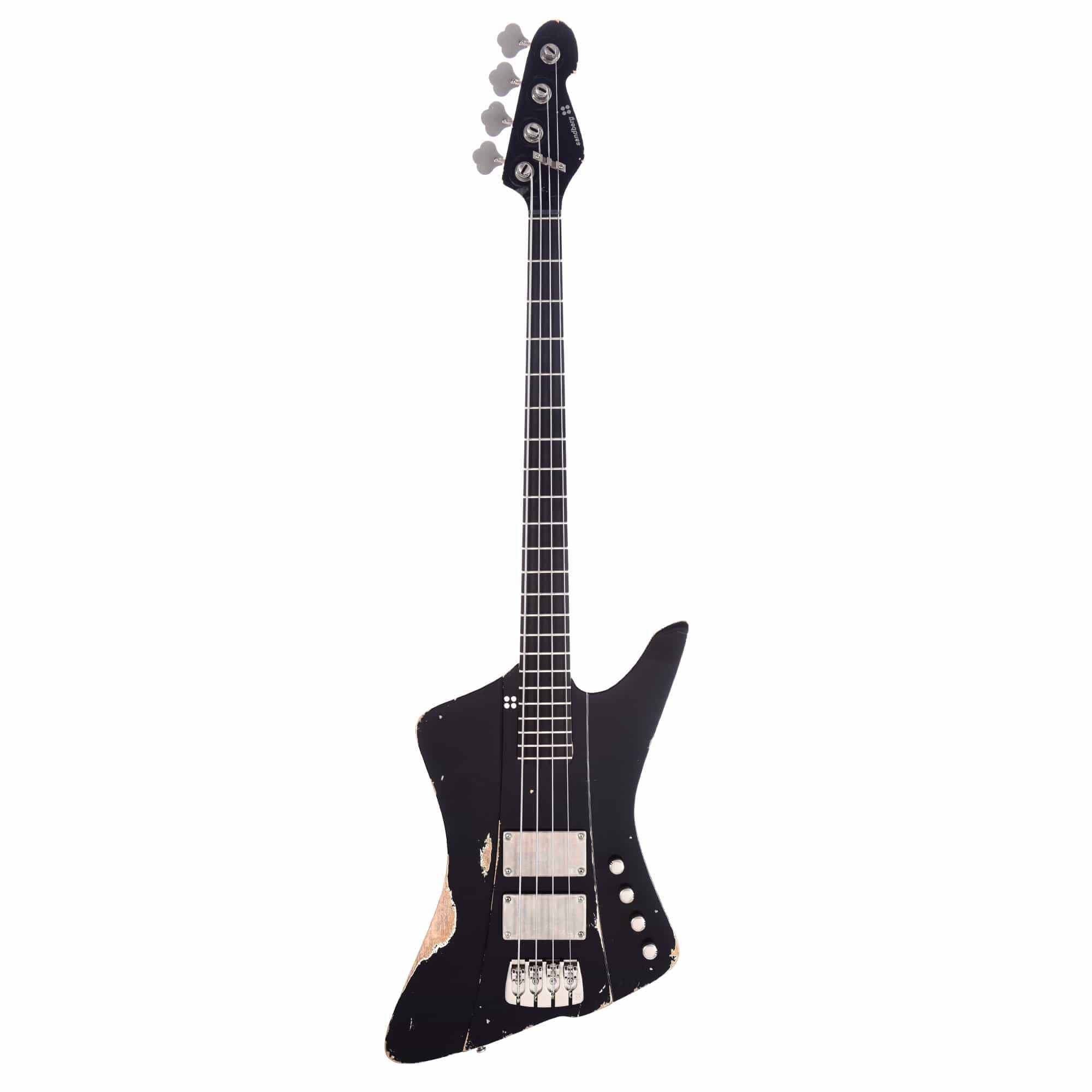 Sandberg Forty-Eight Hardcore Aged Black w/Aged Nickel Hardware & Ebony Fingerboard Bass Guitars / 4-String