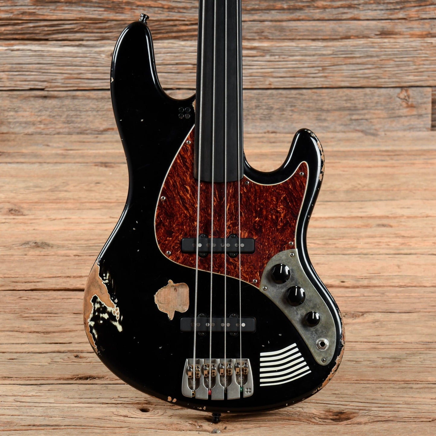 Sandberg Marlowe DK Fretless Aged Black Bass Guitars / 4-String