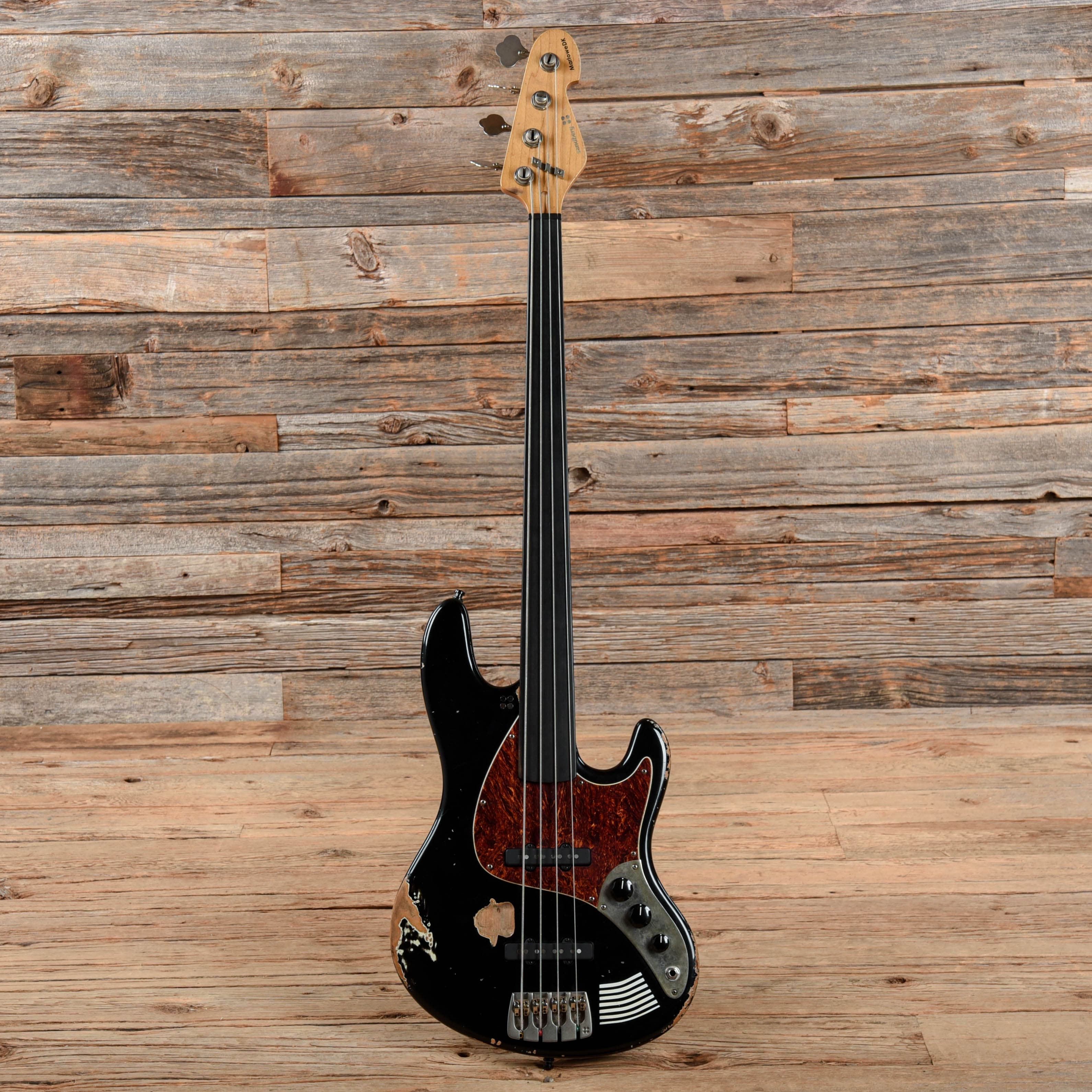 Sandberg Marlowe DK Fretless Aged Black Bass Guitars / 4-String