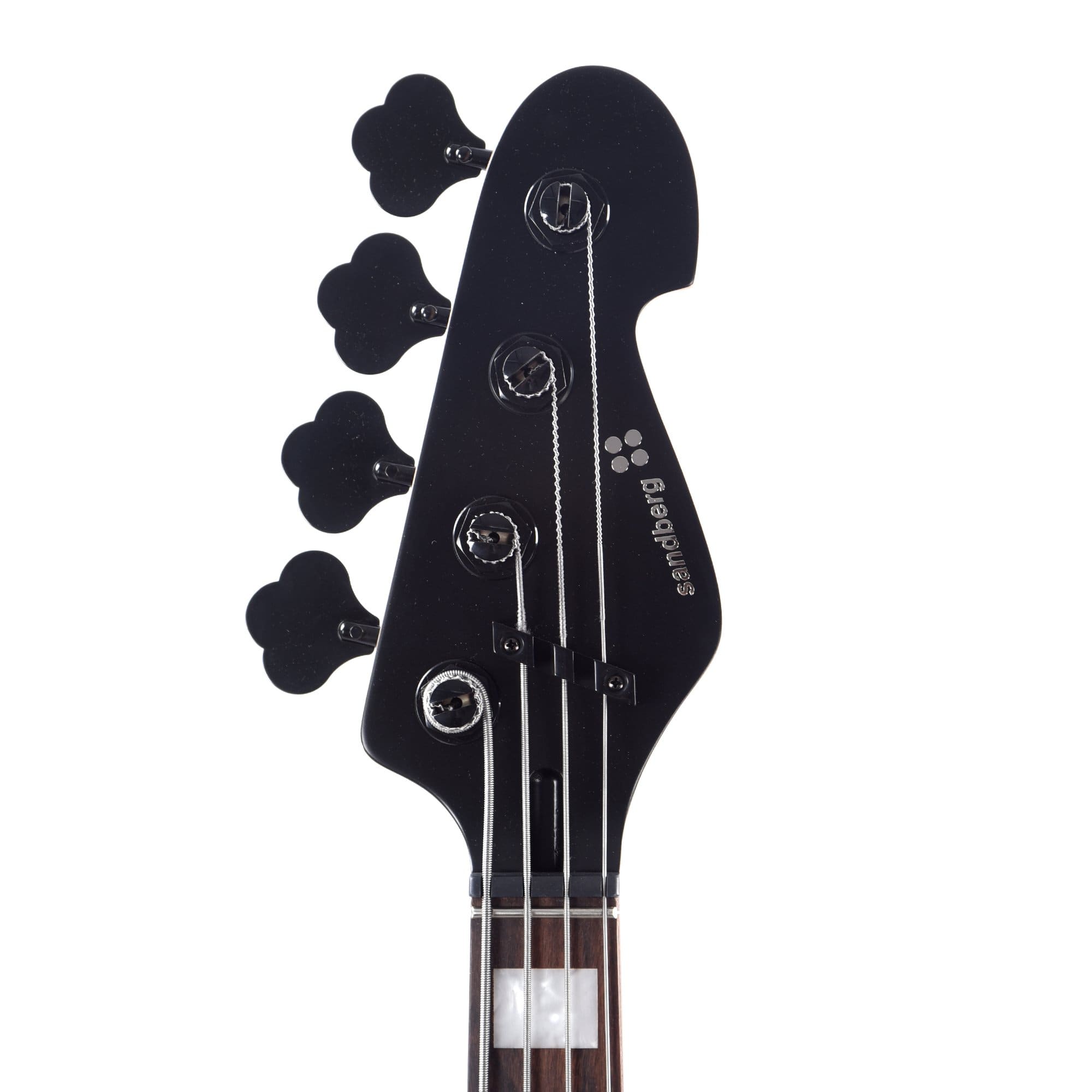 Sandberg Nighthawk Forty-Eight Black Matte w/White Block Inlays Bass Guitars / 4-String