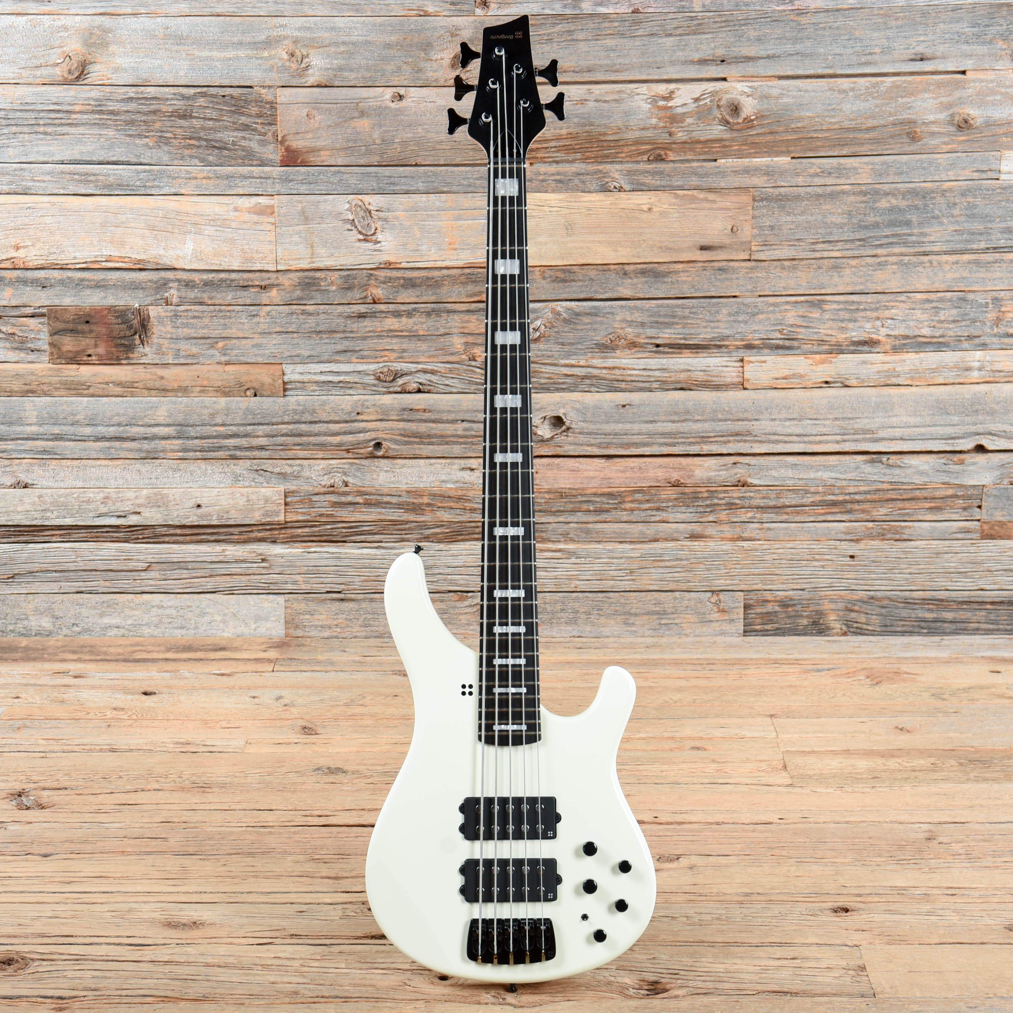 Sandberg Basic Ken Taylor 5-String Virgin White Bass Guitars / 5-String or More