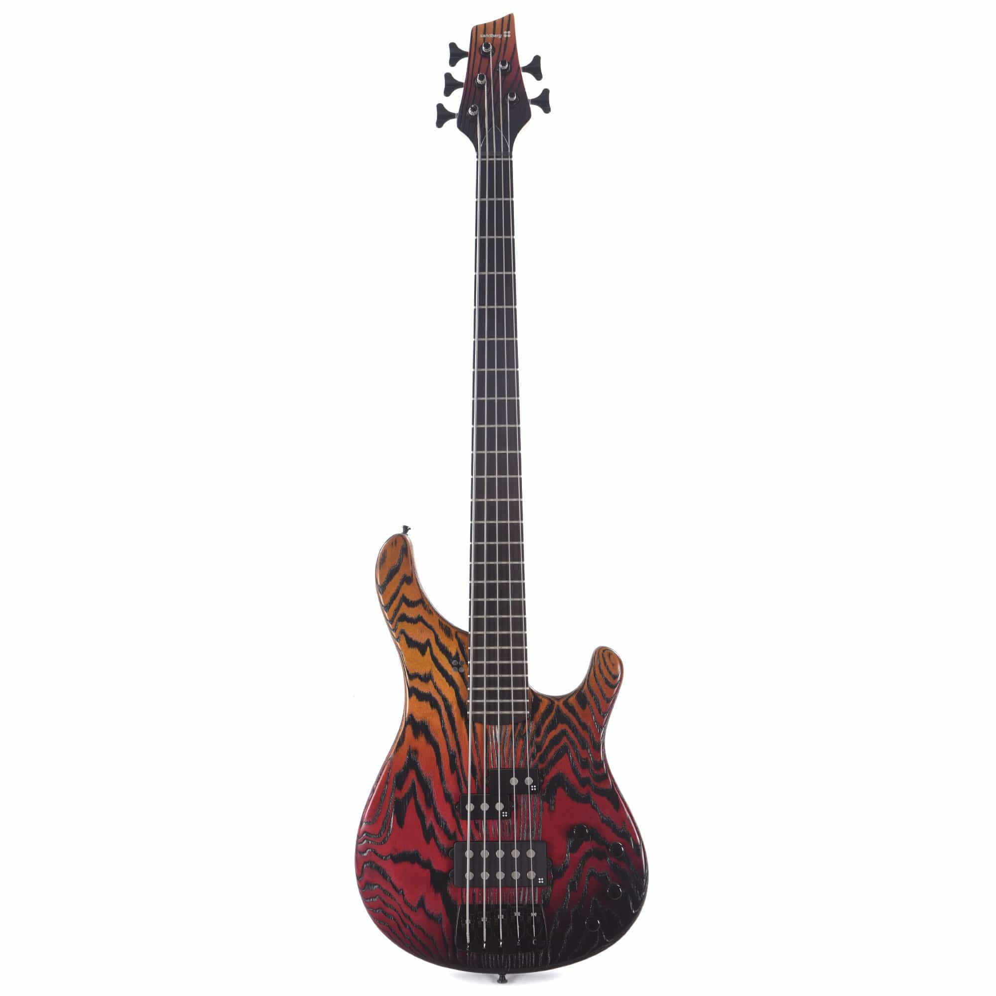 Sandberg Basic VM5 Zebra 3-Tone Sunburst Ebony Fingerboard w/Matching Headstock Bass Guitars / 5-String or More