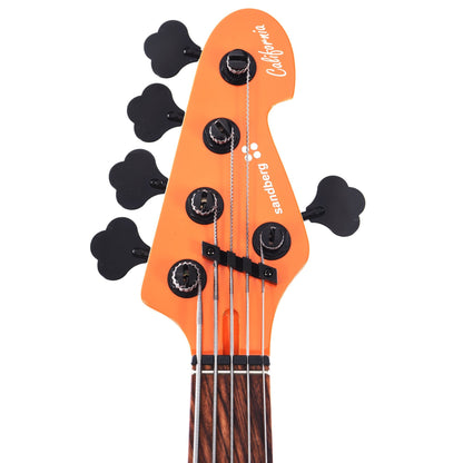 Sandberg California Grand Dark 5-String Orange wMatching Headstock & Darkglass 3-Band EQ Bass Guitars / 5-String or More