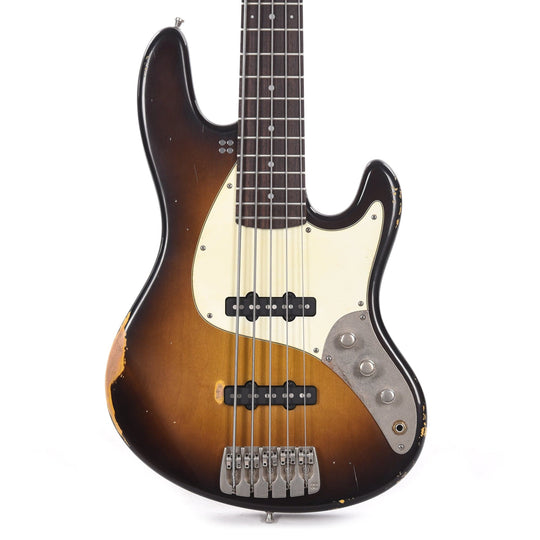 Sandberg California TT Passive 5-String Hardcore Aged Tobacco Sunburst Bass Guitars / 5-String or More
