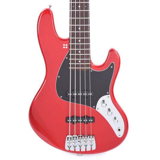 Sandberg California TT Passive 5-String Metallic Red w/Black Pickguard Bass Guitars / 5-String or More