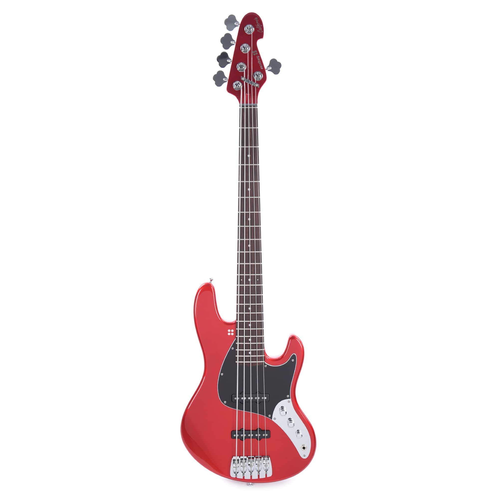 Sandberg California TT Passive 5-String Metallic Red w/Black Pickguard Bass Guitars / 5-String or More