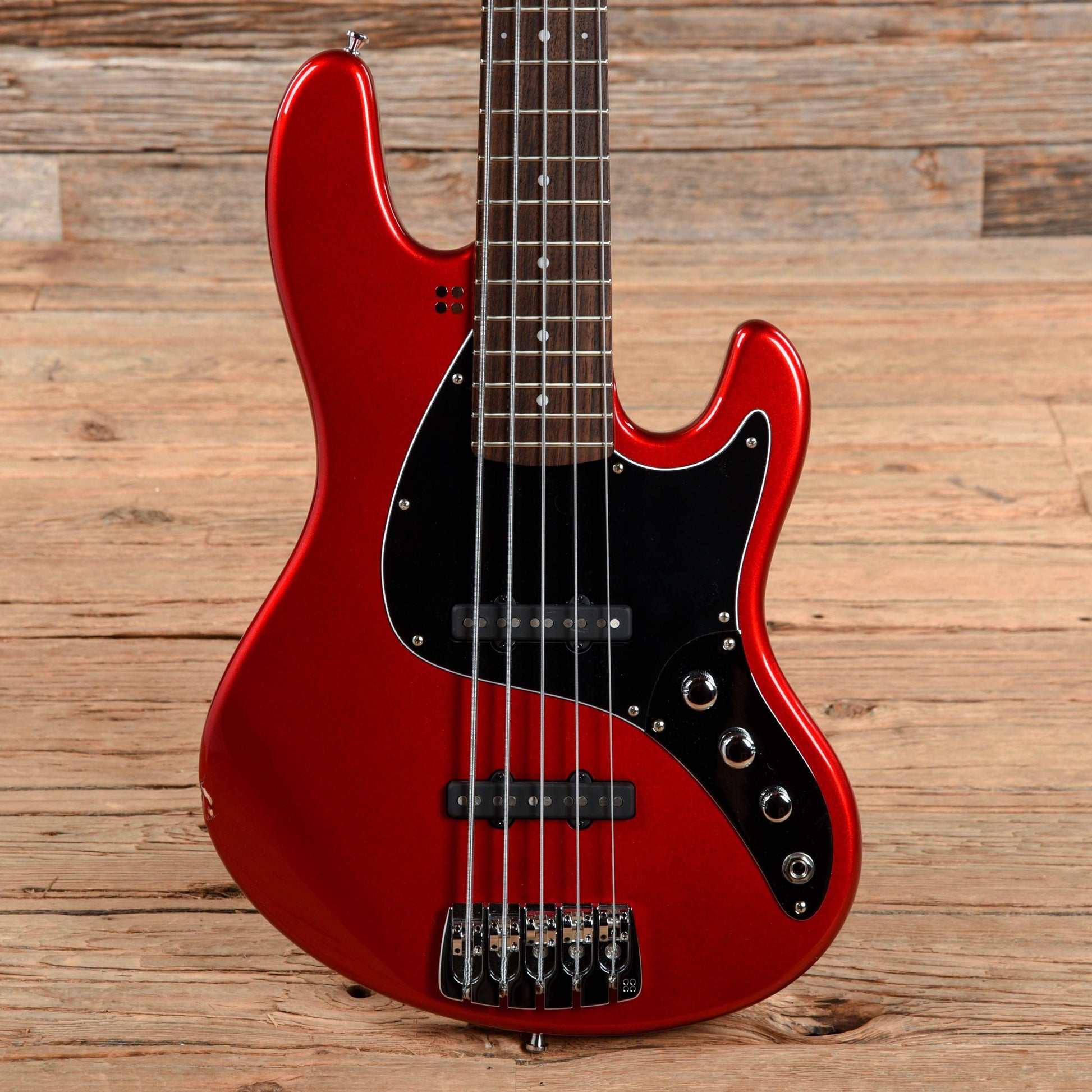 Sandberg California TT Passive 5-String Metallic Red w/Black Pickguard Bass Guitars / 5-String or More