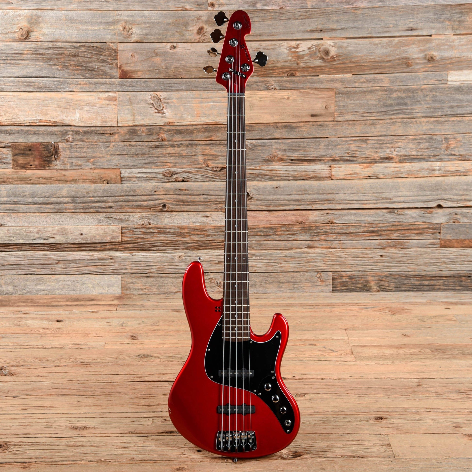 Sandberg California TT Passive 5-String Metallic Red w/Black Pickguard Bass Guitars / 5-String or More