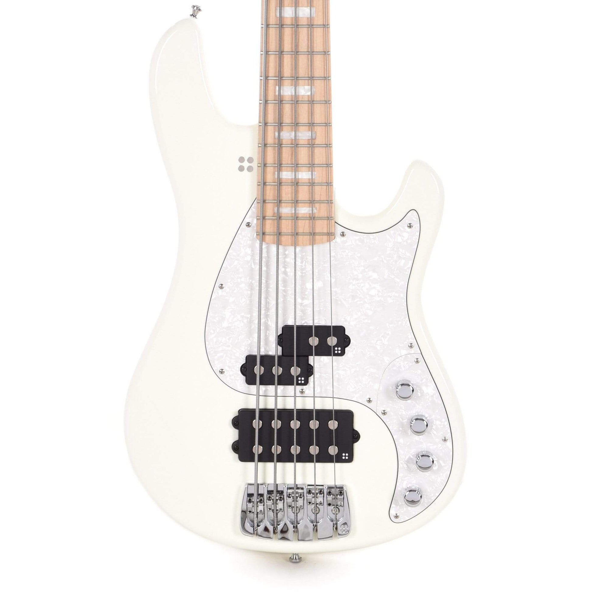 Sandberg California VM5 5-String Virgin White w/Block Inlays Bass Guitars / 5-String or More