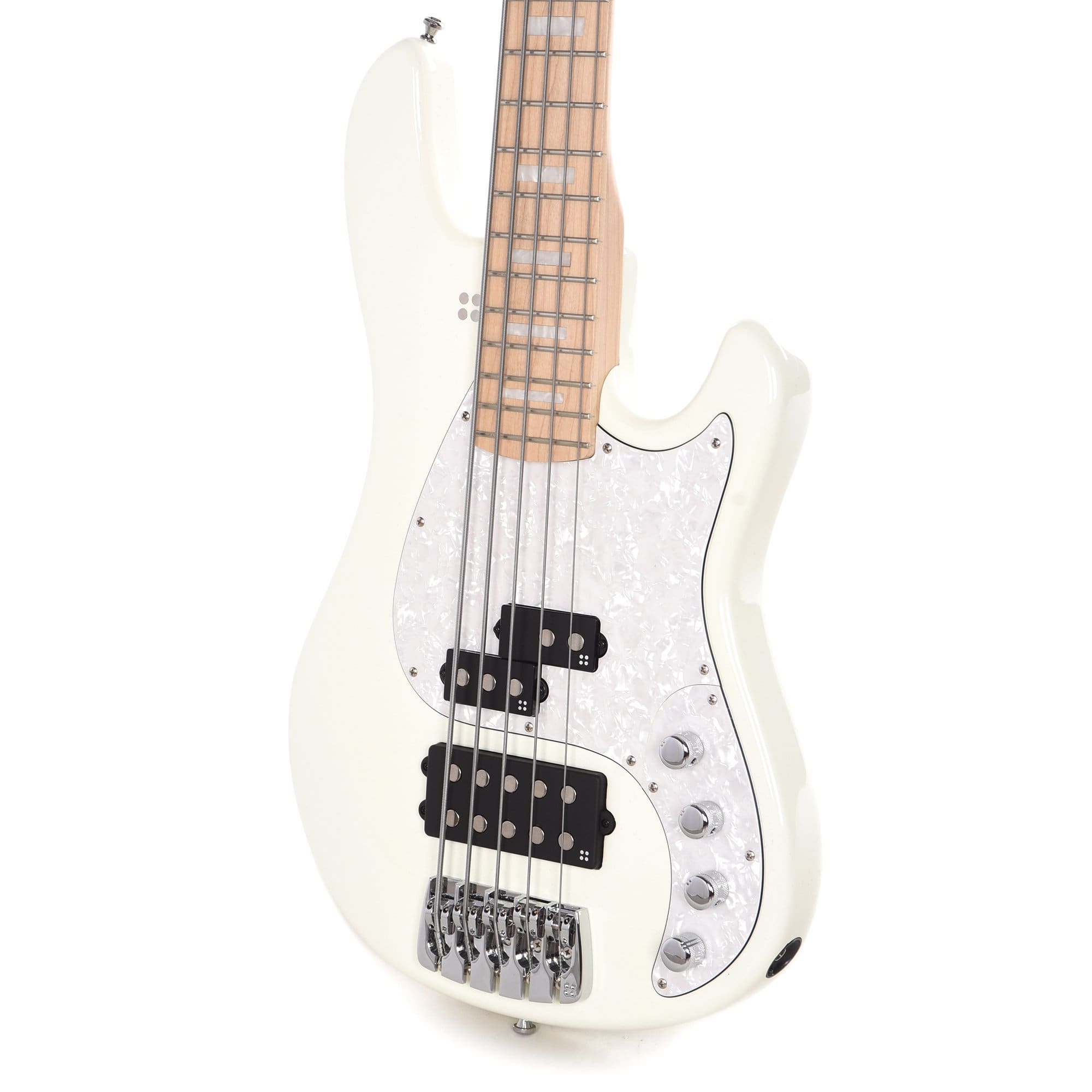 Sandberg California VM5 5-String Virgin White w/Block Inlays Bass Guitars / 5-String or More