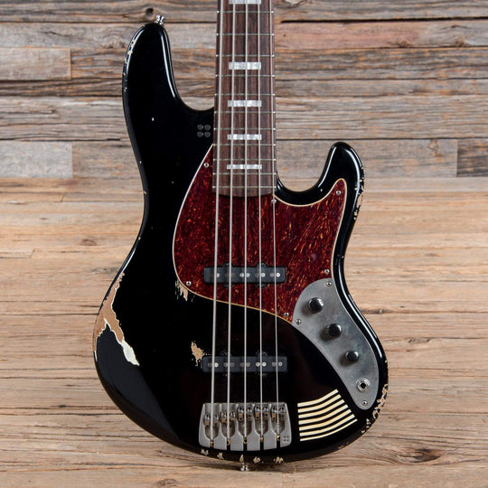 Sandberg MarloweDK Signature 5-String Black Hardcore Aged Bass Guitars / 5-String or More