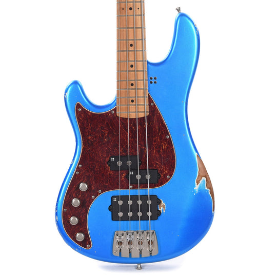 Sandberg California VM LEFTY Hardcore Aged Lake Placid Blue Bass Guitars / Left-Handed