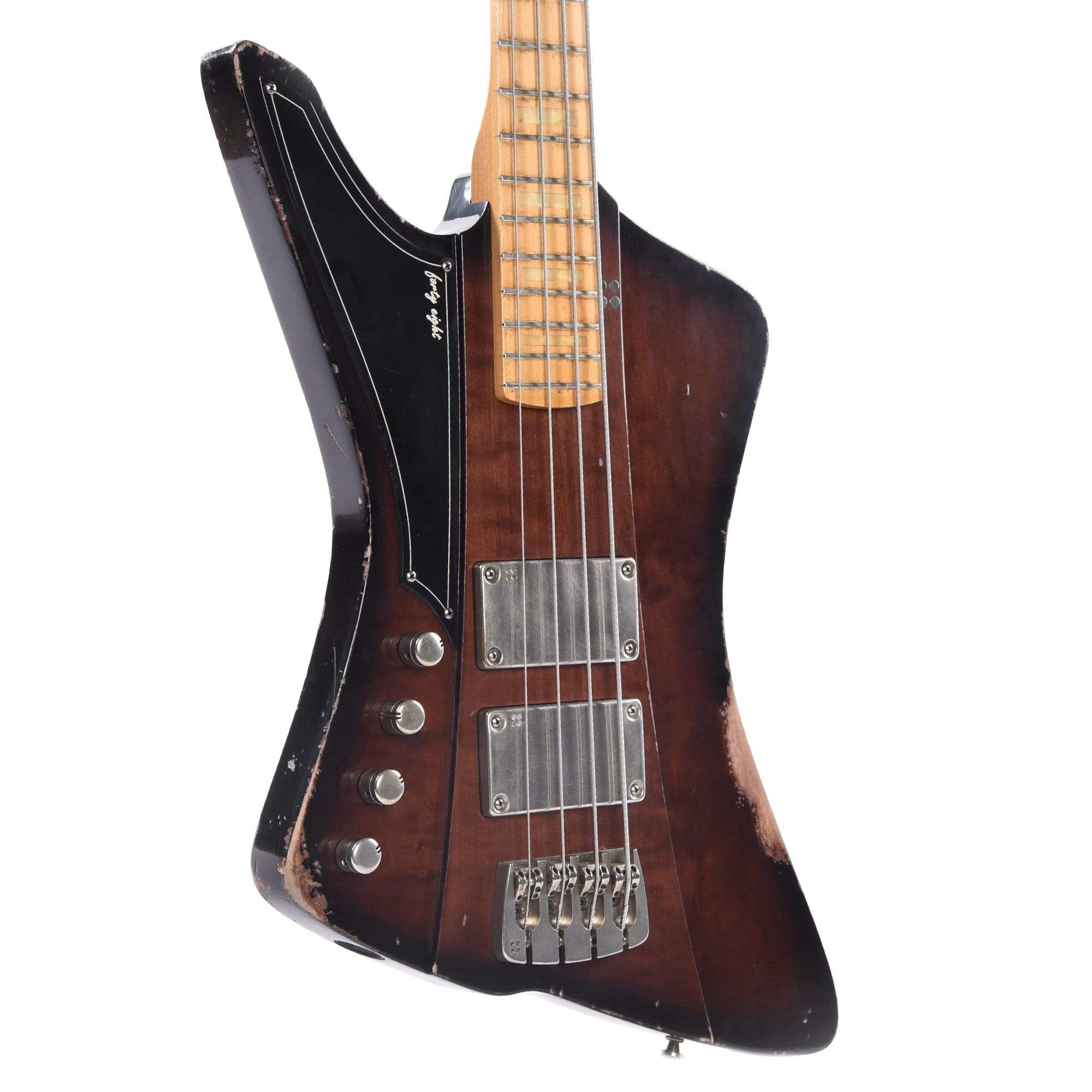 Sandberg Forty Eight Aged 3-Tone Tobacco Sunburst LEFTY w/White Block Inlays Bass Guitars / Left-Handed