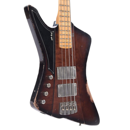 Sandberg Forty Eight Aged 3-Tone Tobacco Sunburst LEFTY w/White Block Inlays Bass Guitars / Left-Handed