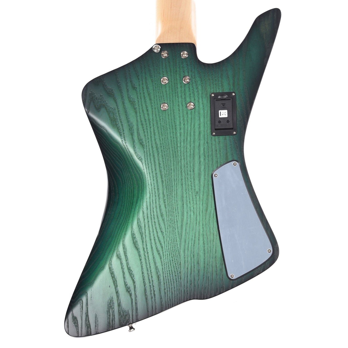 Sandberg Forty Eight Matte Greenburst Fretless 5-String Lefty Bass Guitars / Left-Handed