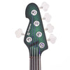 Sandberg Forty Eight Matte Greenburst Fretless 5-String Lefty Bass Guitars / Left-Handed
