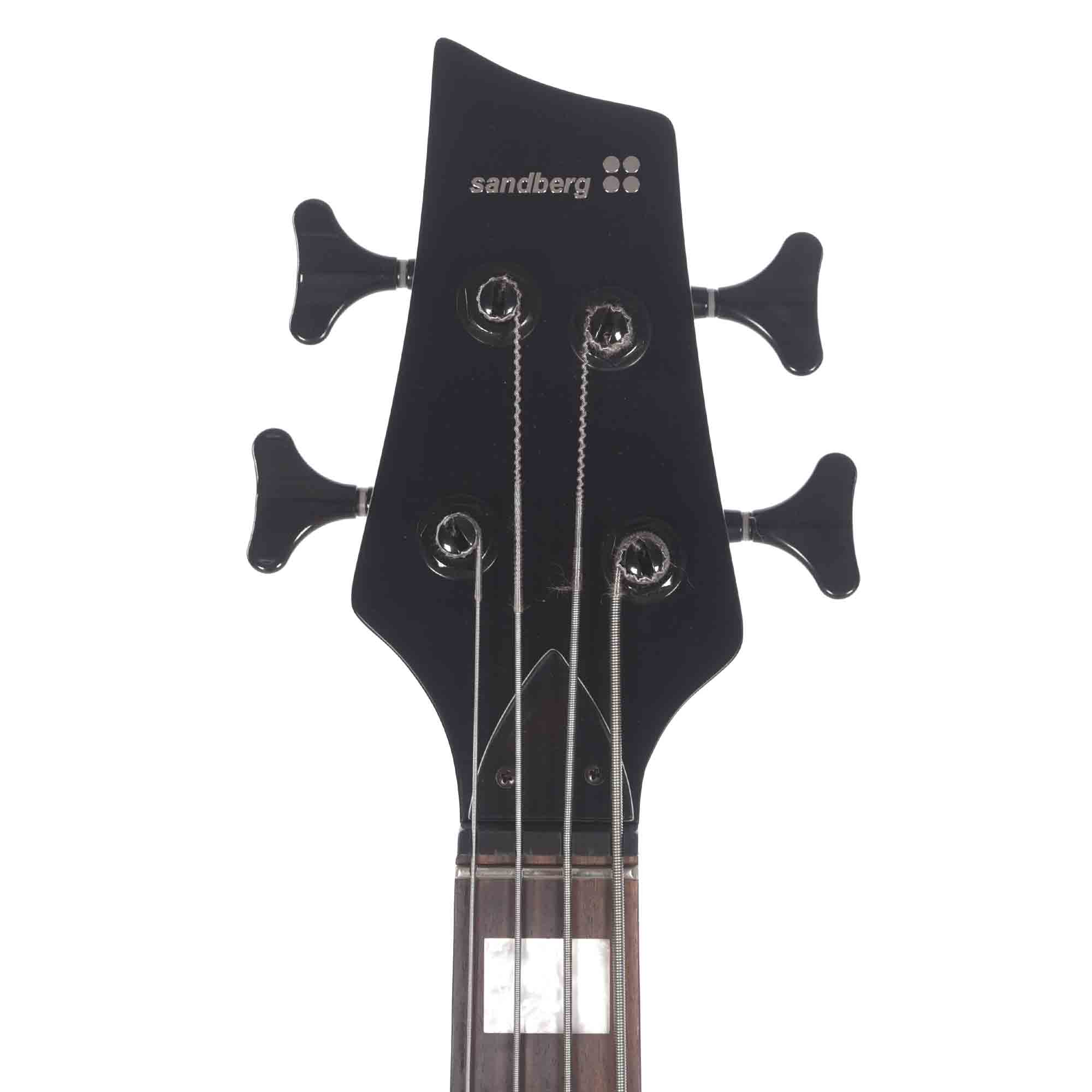 Sandberg Ken Taylor Basic 4 White Gloss Left Handed Bass Guitars / Left-Handed