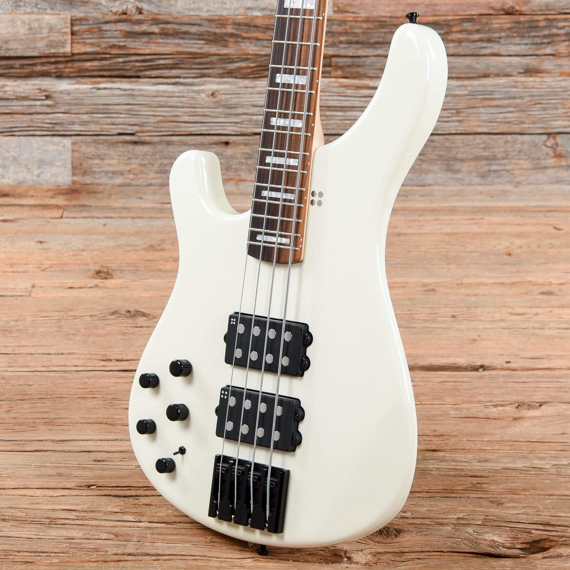 Sandberg Ken Taylor Basic 4 White Gloss Left Handed Bass Guitars / Left-Handed
