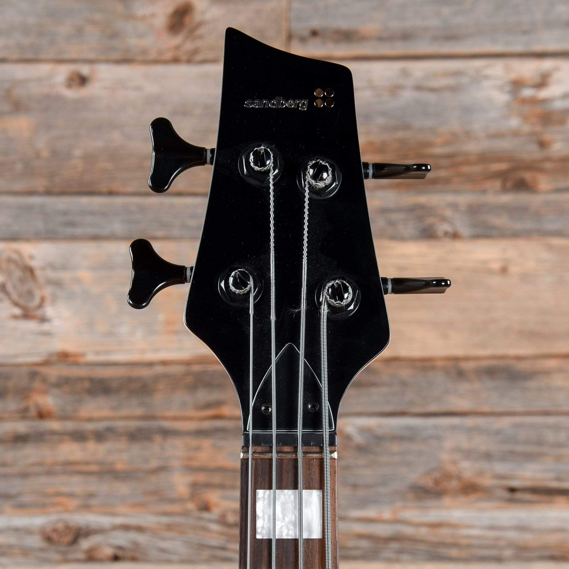 Sandberg Ken Taylor Basic 4 White Gloss Left Handed Bass Guitars / Left-Handed