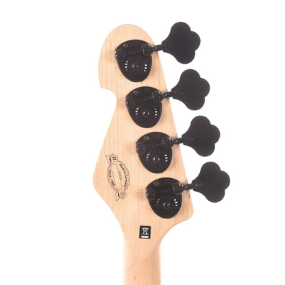 Sandberg Lionel Short Scale Bass Blackburst Matte Ash w/Aged Black Hardware & Black Pickguard Bass Guitars / Short Scale