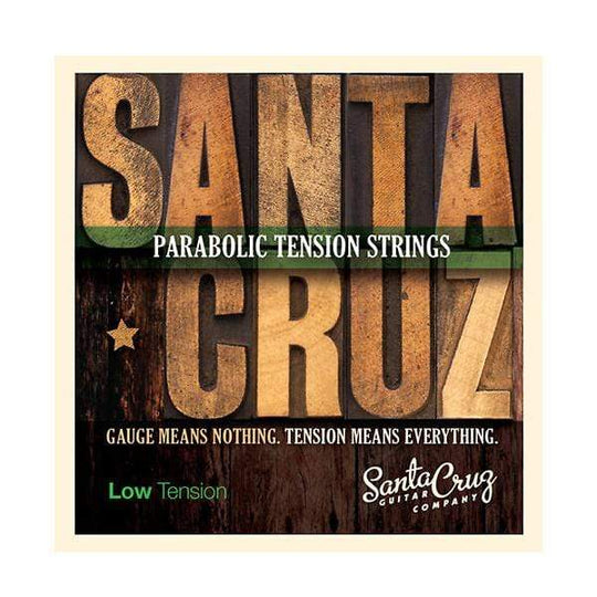 Santa Cruz Parabolic Tension Acoustic Guitar Strings Low Tension Accessories / Strings / Guitar Strings